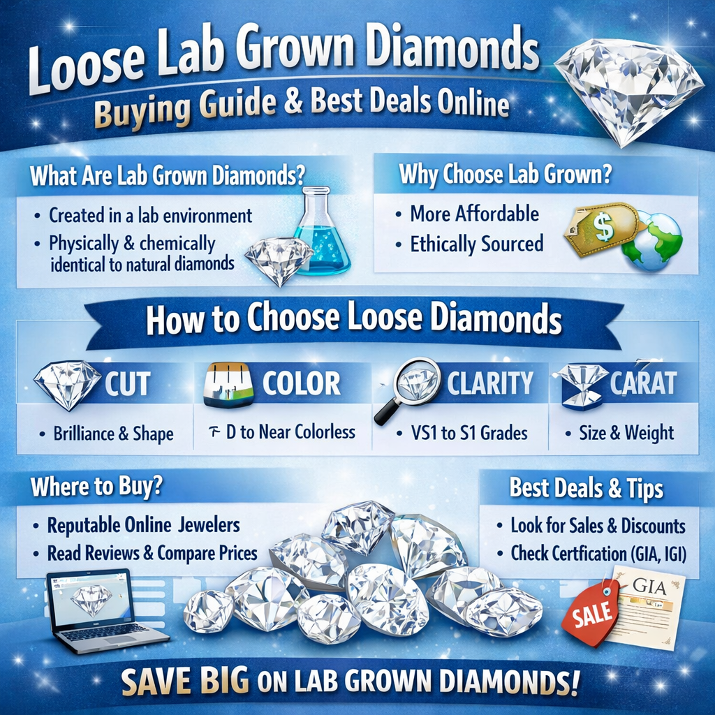 Loose Lab Grown Diamonds: Buying Guide & Best Deals Online