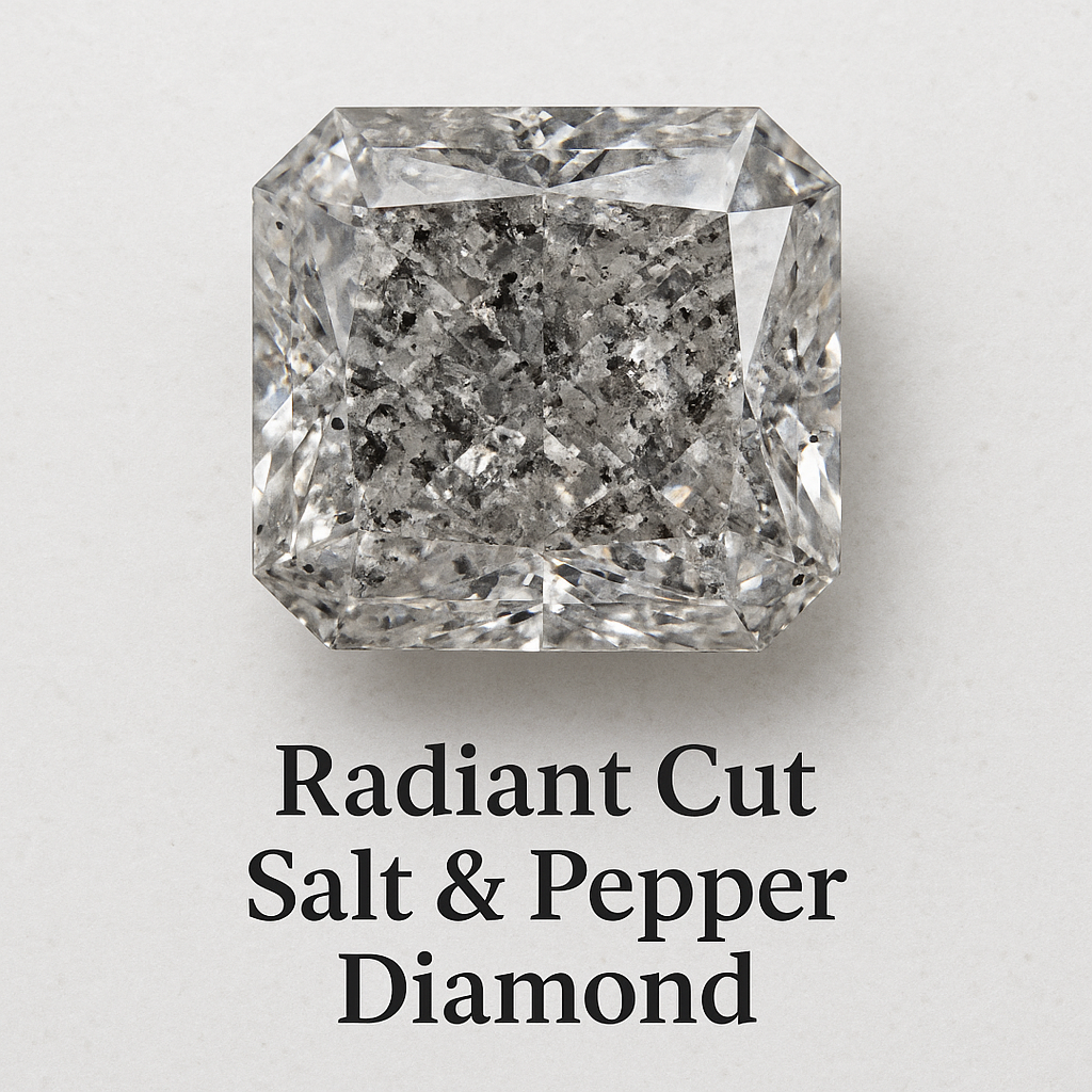 What Makes Radiant Cut Salt And Pepper Diamonds Unique?