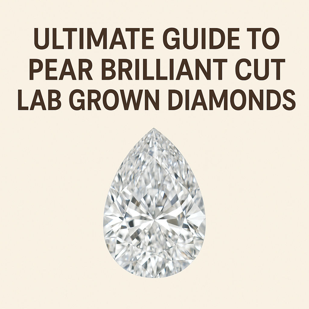 Ultimate Guide to Pear Brilliant Cut Lab Grown Diamonds