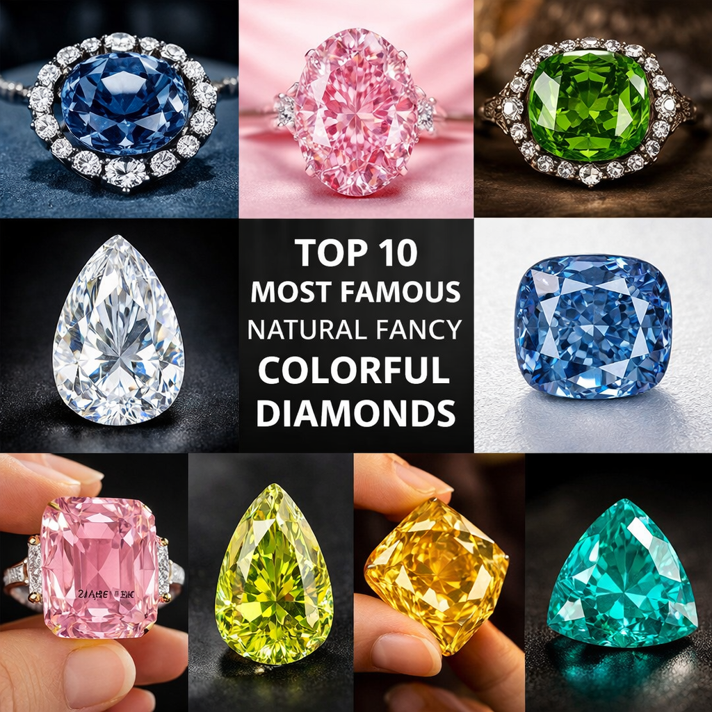 Top 10 Most Famous Natural Fancy Colorful Diamonds