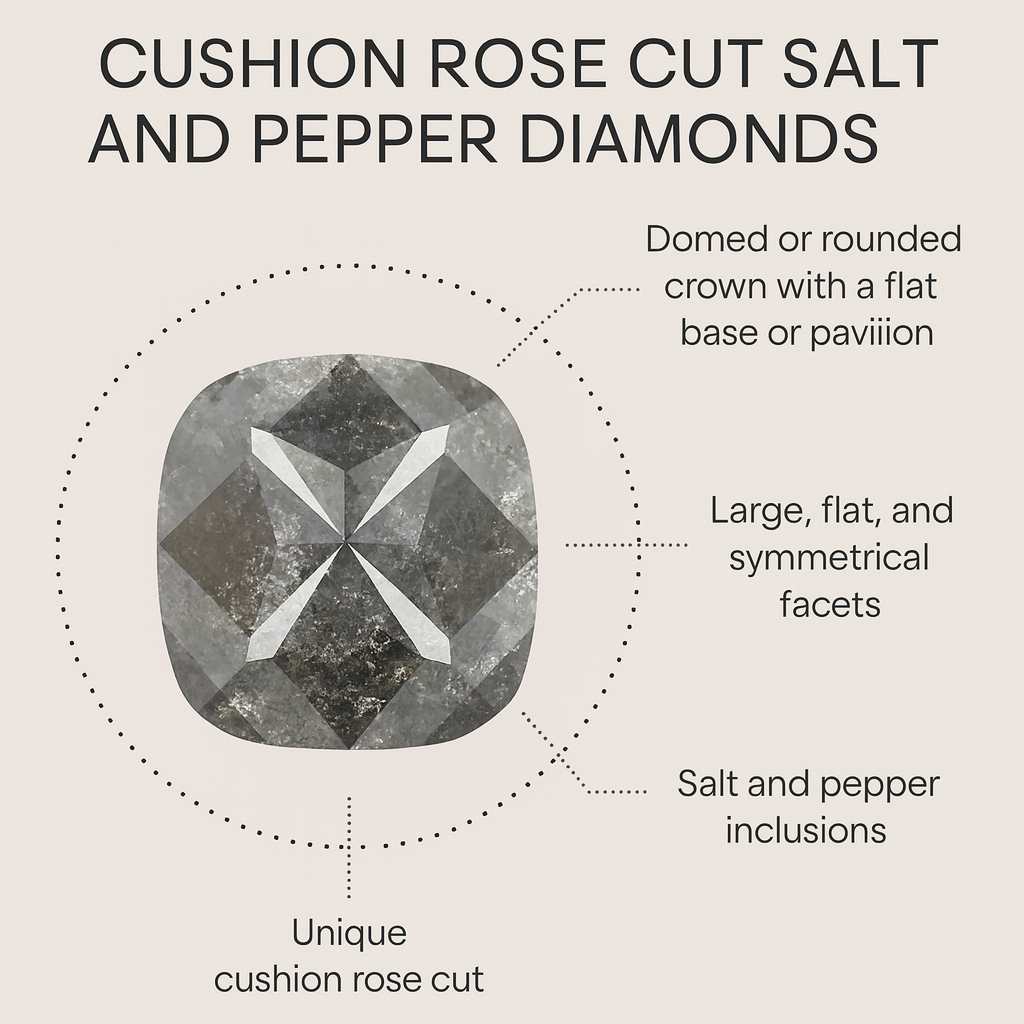 Cushion Cut Salt and Pepper Diamonds: A Complete Buying Guide (2025)