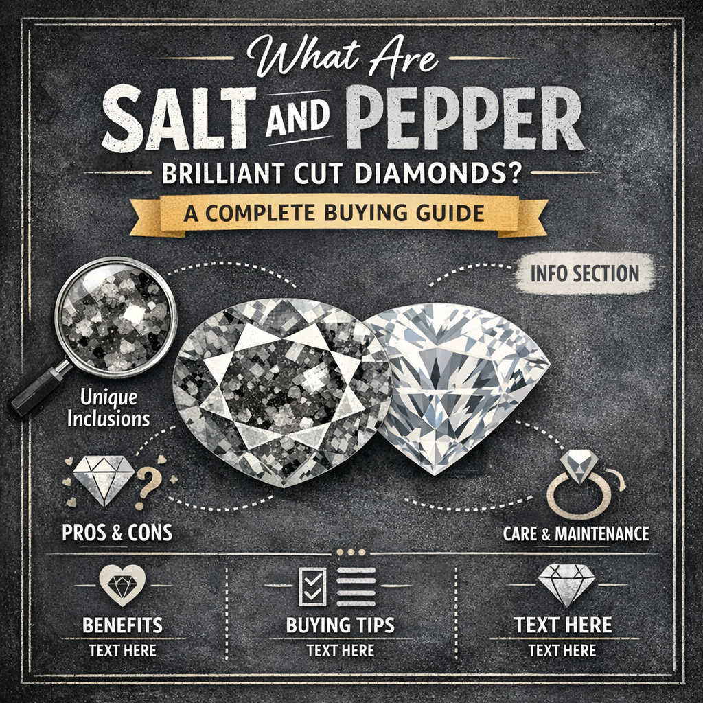 What Are Salt and Pepper Brilliant Cut Diamonds? A Complete Buying Guide