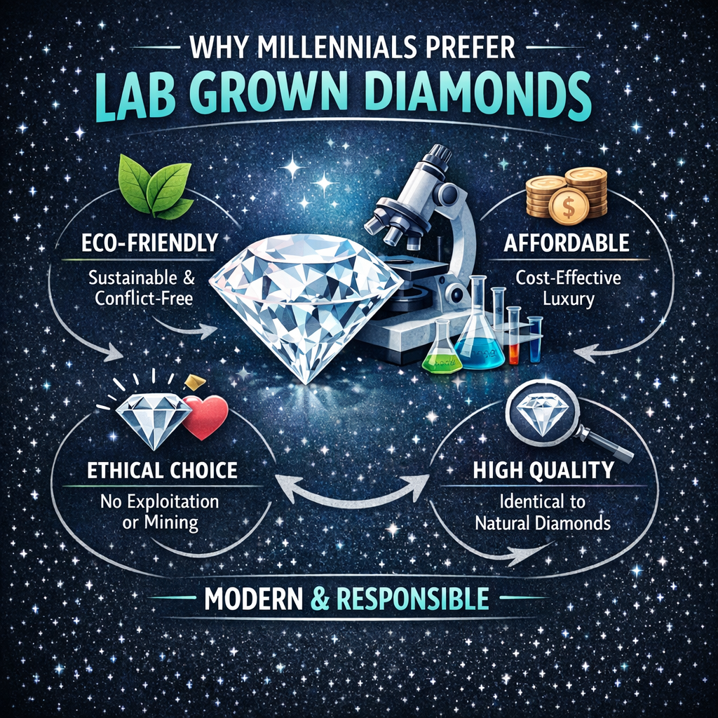 Why Millennials Prefer Lab Grown Diamonds