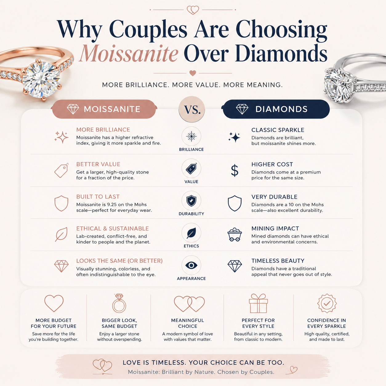 Why Couples Are Choosing Moissanite Over Diamonds