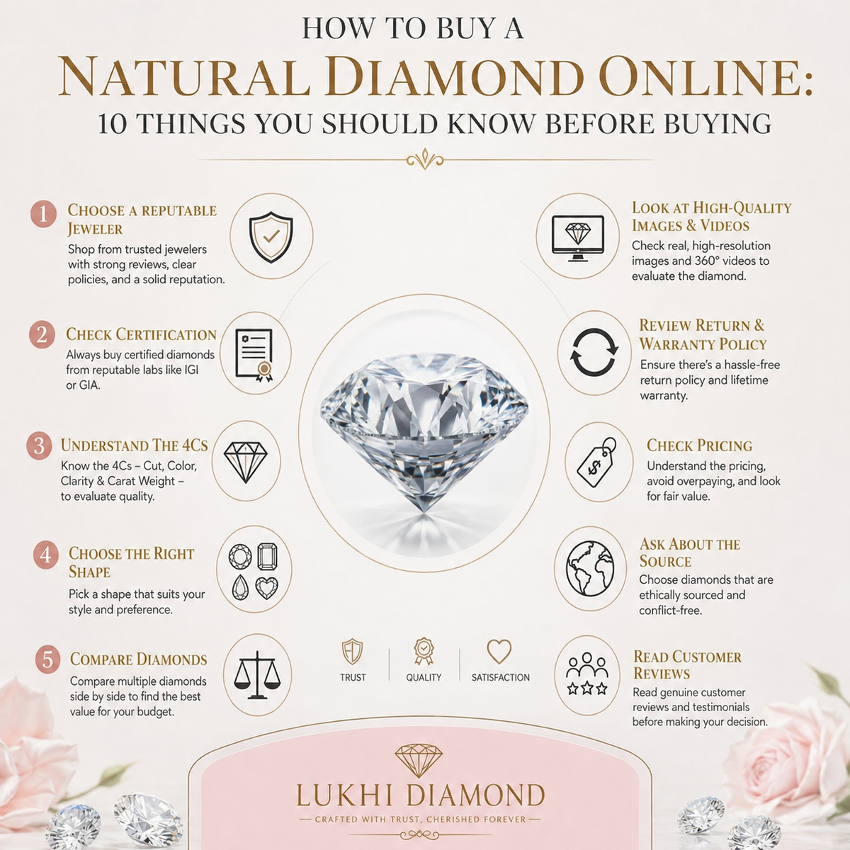 How to Buy a Natural Diamond Online: 10 Things You Should Know Before Buying