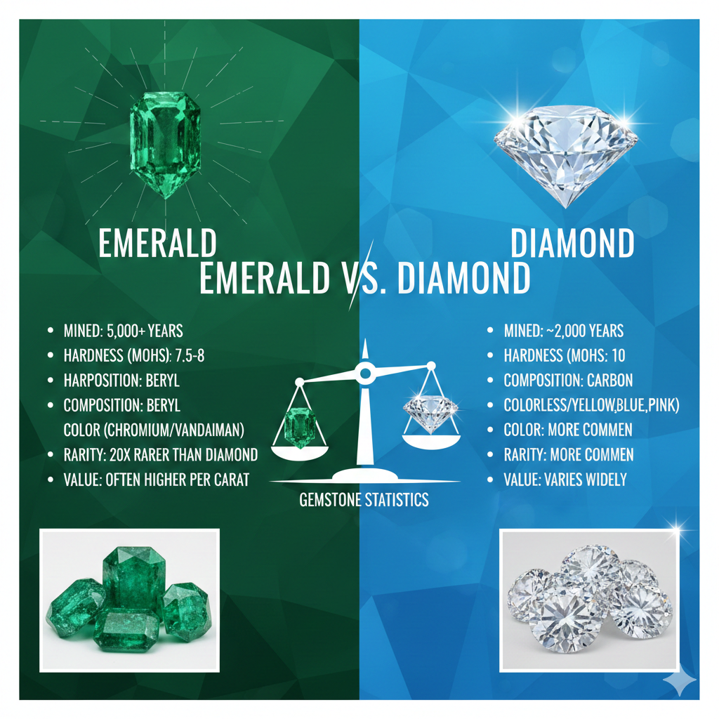 Historical Famous Emerald & Diamond Gems
