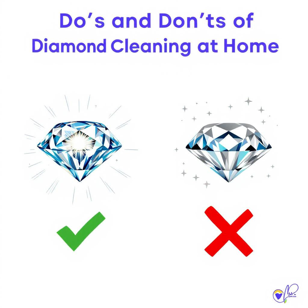 ✅Do’s and ❌Don’ts of Diamond Cleaning at Home