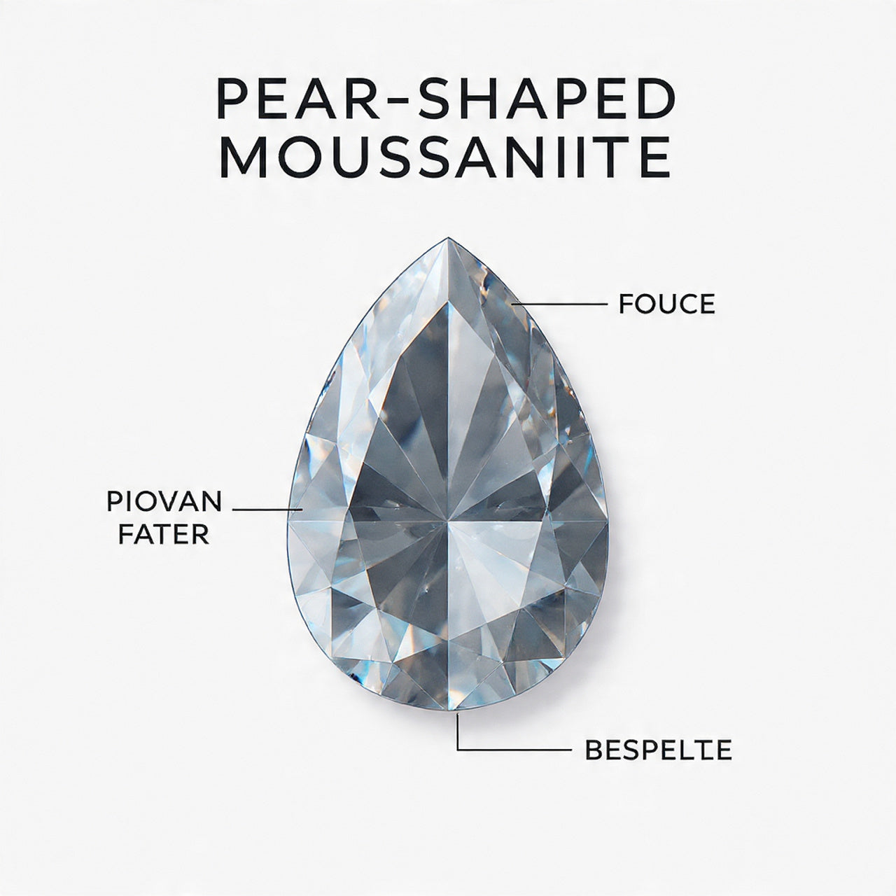 Moissanite Pear Cut Buying Guide: Size, Clarity & Sparkle Explained