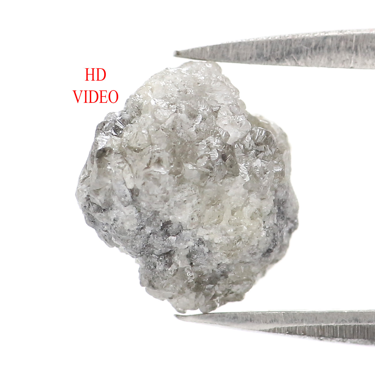 3.14 CT Natural Loose Rough Shape Diamond Grey Color Rough Cut Diamond 8.70 MM Natural Loose Grey Diamond Rough Irregular Cut Diamond LQ2796