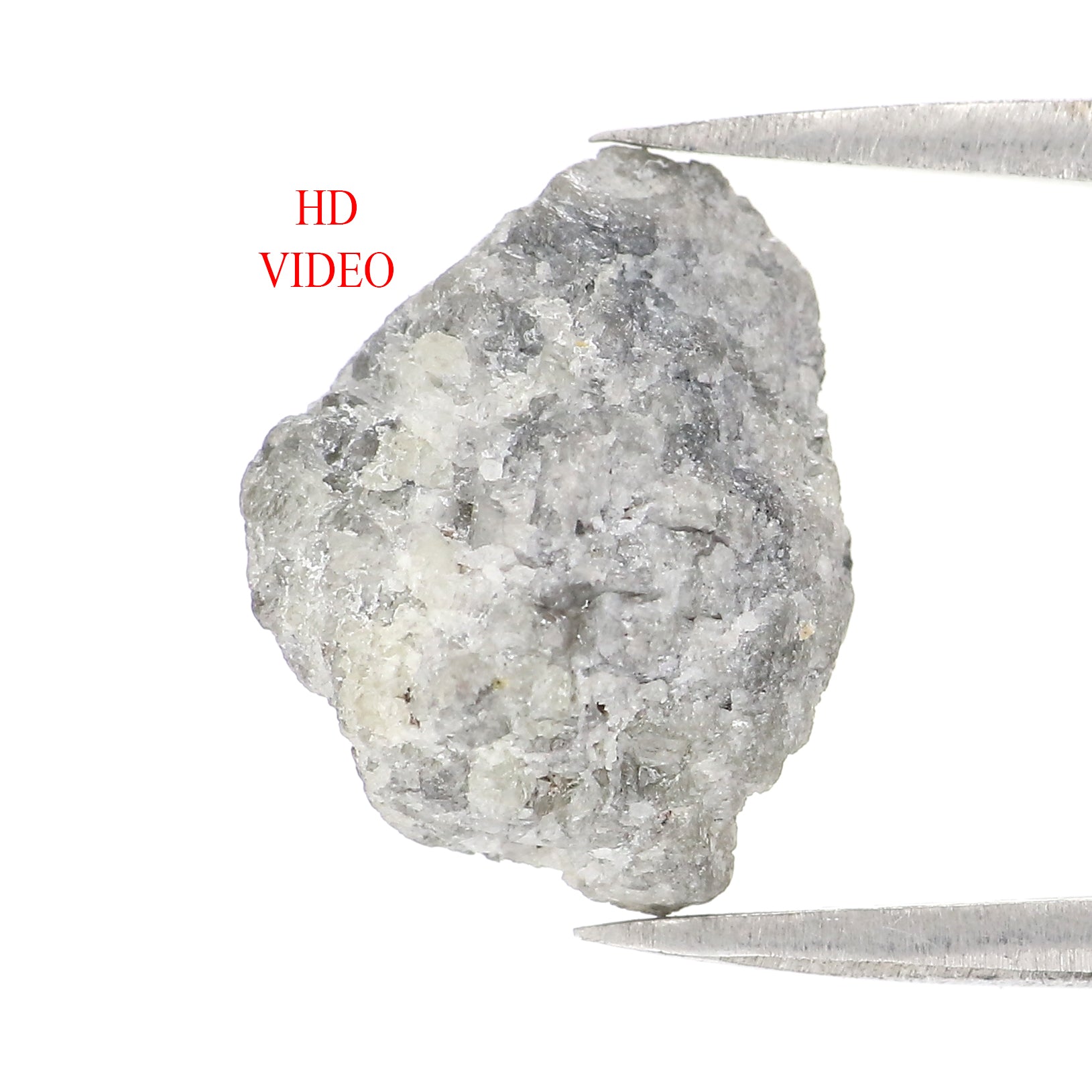 4.60 CT Natural Loose Rough Shape Diamond Grey Color Rough Cut Diamond 13.45 MM Natural Grey Diamond Rough Irregular Cut Diamond LQ2798