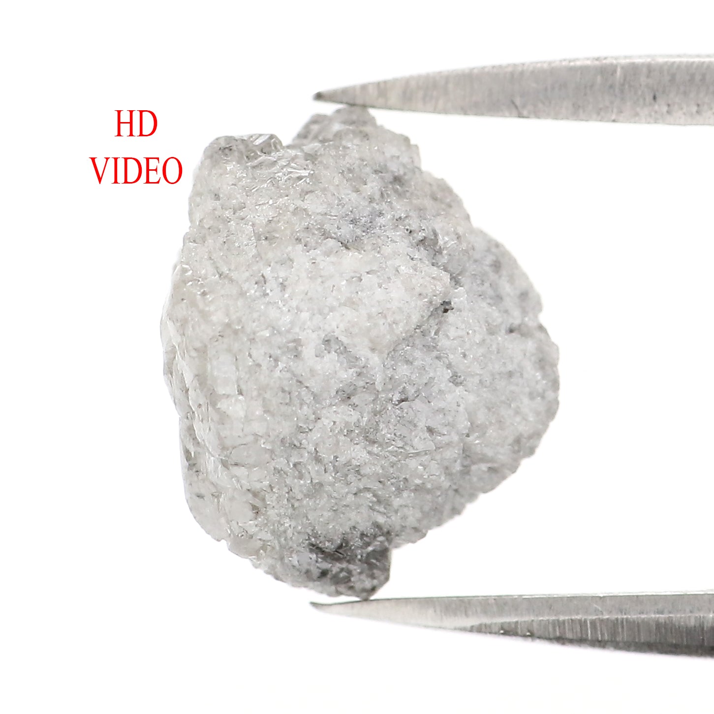4.16 CT Natural Loose Rough Shape Diamond Grey Color Rough Cut Diamond 10.05 MM Natural Loose Grey Color Rough Irregular Cut Diamond KQ2656