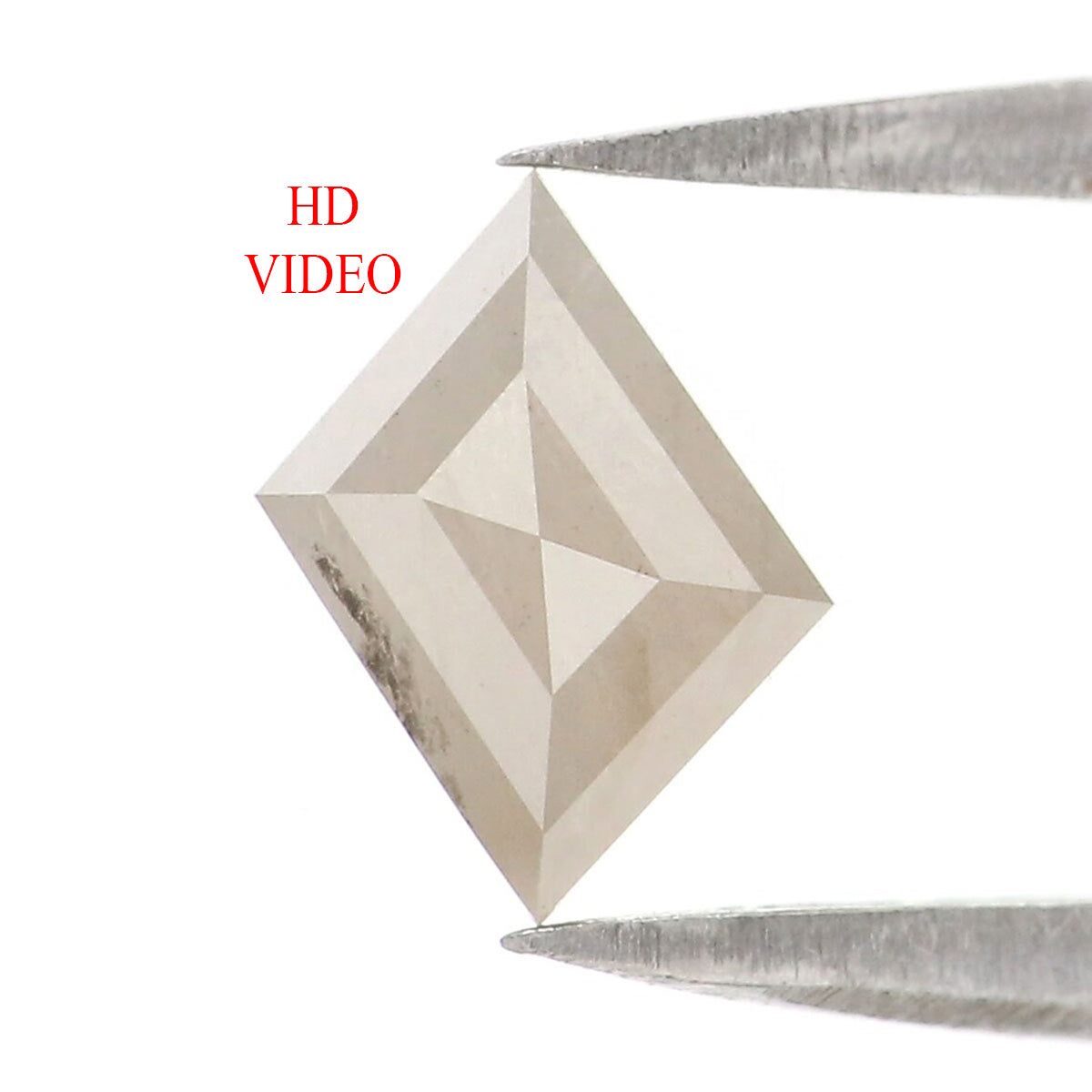 0.76 Ct Natural Loose Kite Shape Diamond Grey Color Kite Cut Diamond 7.40 MM Natural Loose Diamond Grey Kite Shape Rose Cut Diamond LQ7326