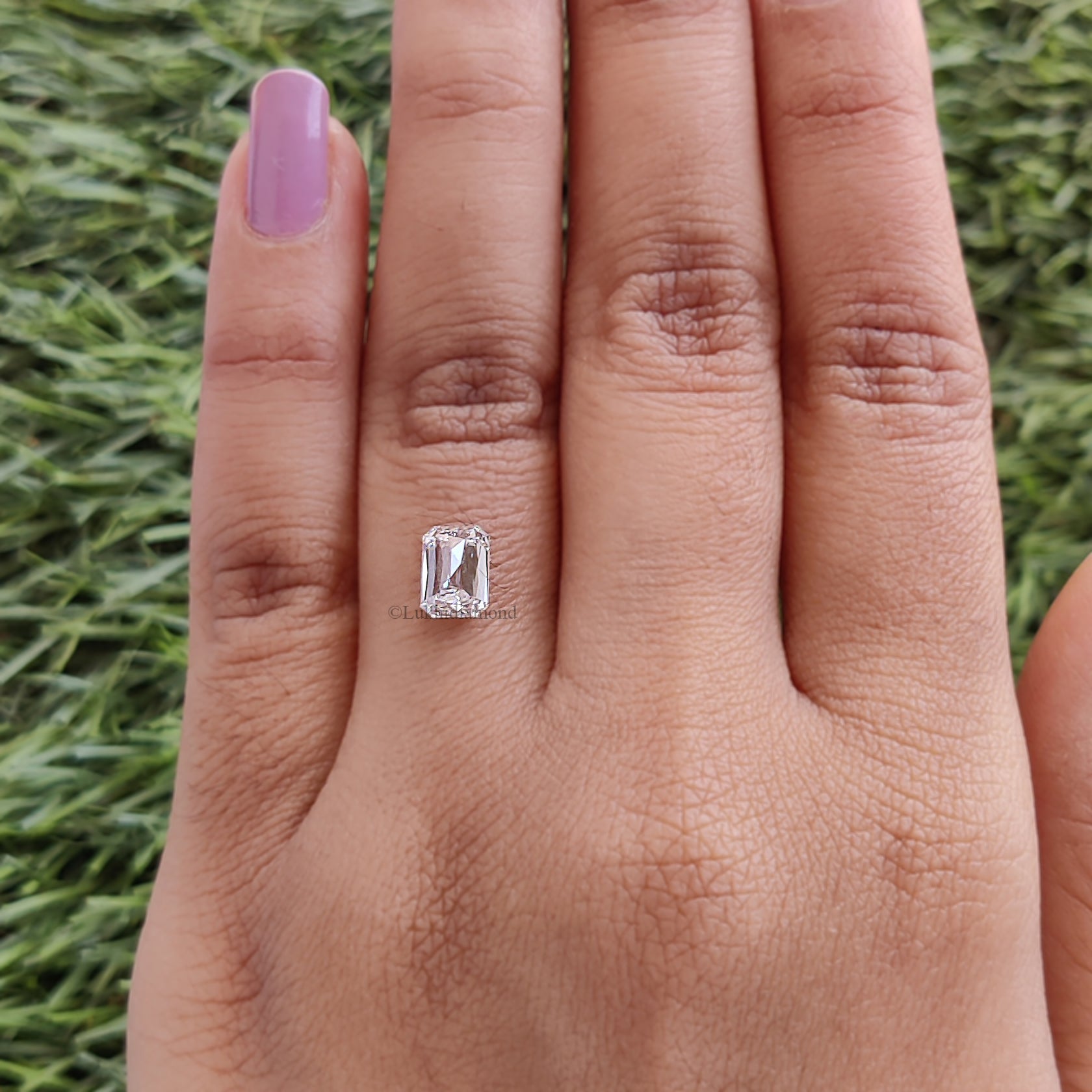 1.06 CT IGI Certified Radiant Cut Diamond White - D Color VVS2 Clarity Diamond Ashoka Cut Lab Grown CVD Diamond Lab Created Diamond L3229