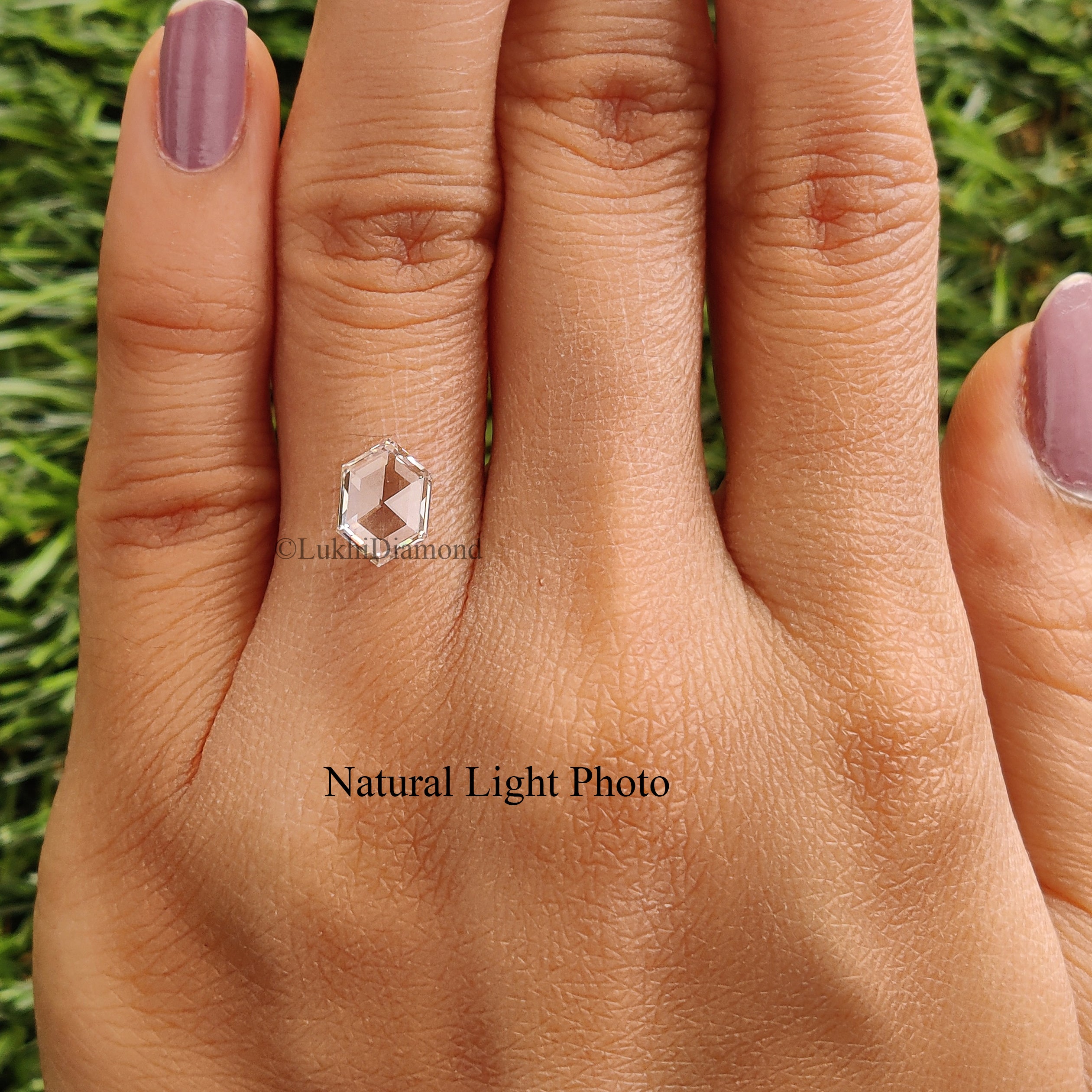 0.95 CT Hexagon Brilliant Cut Diamond White - G Color VS Clarity Lab Grown Diamond Lab Created Loose Diamond Hexagon CVD Diamond L3108