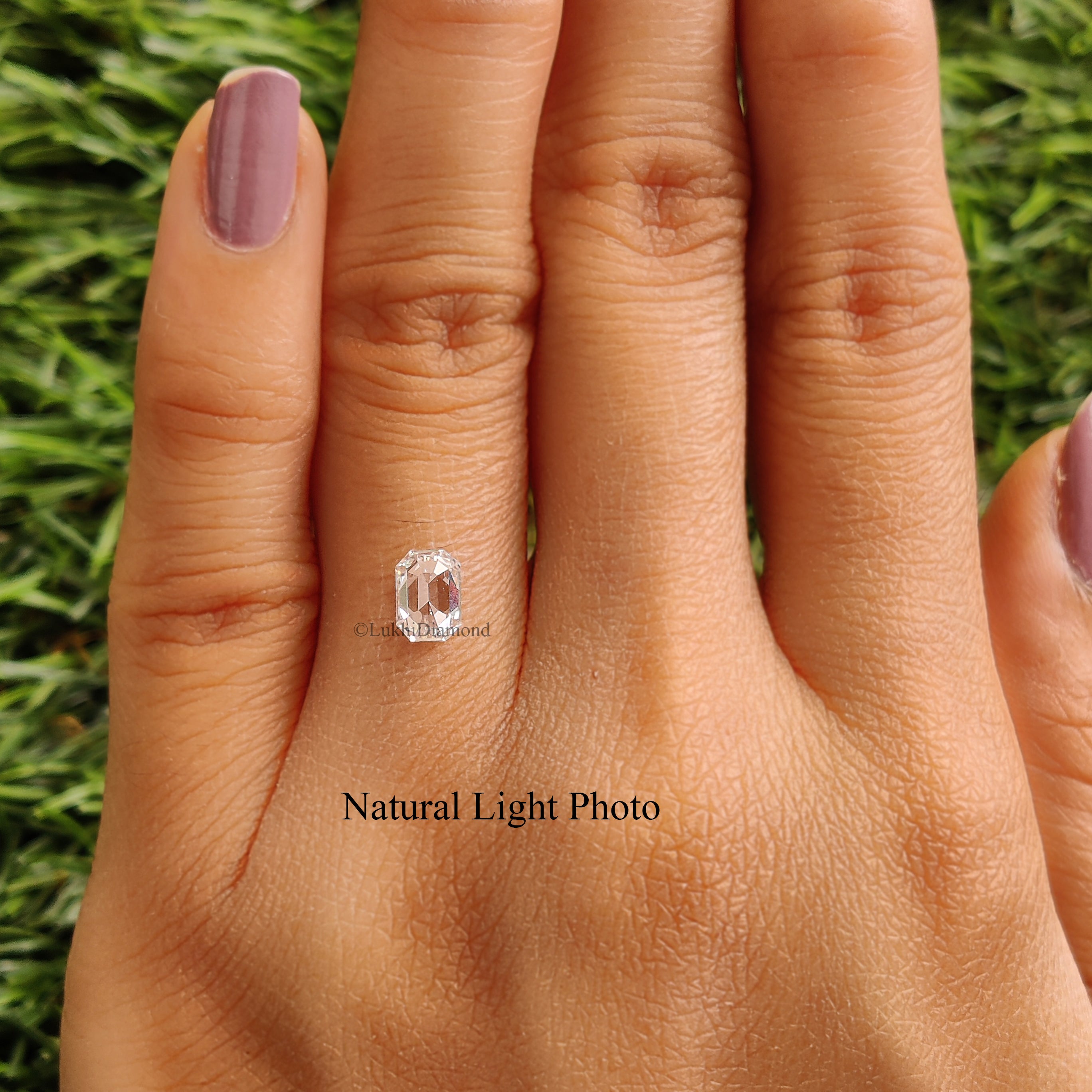 0.53 CT Emerald Brilliant Cut Diamond White - G Color VS Clarity Lab Grown Diamond Lab Created Loose Diamond Emerald CVD Diamond L3110