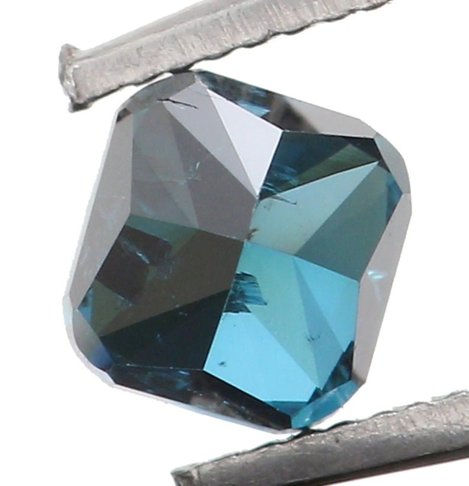 0.16 Ct Natural Loose Diamond, Cushion Diamond, Blue Diamond, Polished Diamond, Brilliant Cut Diamond, Rustic Diamond, Antique Diamond N6515