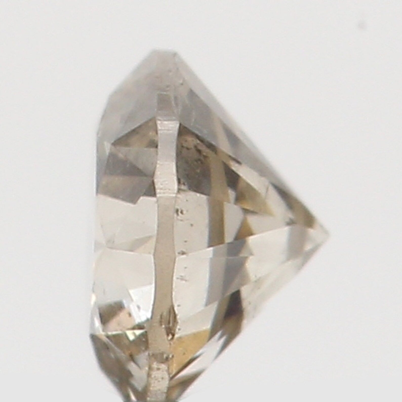 0.115 Ct Natural Loose Round Shape Diamond Brown Color Round Cut Diamond 3.00 MM Natural Loose Diamond Round Brilliant Cut Diamond N7822