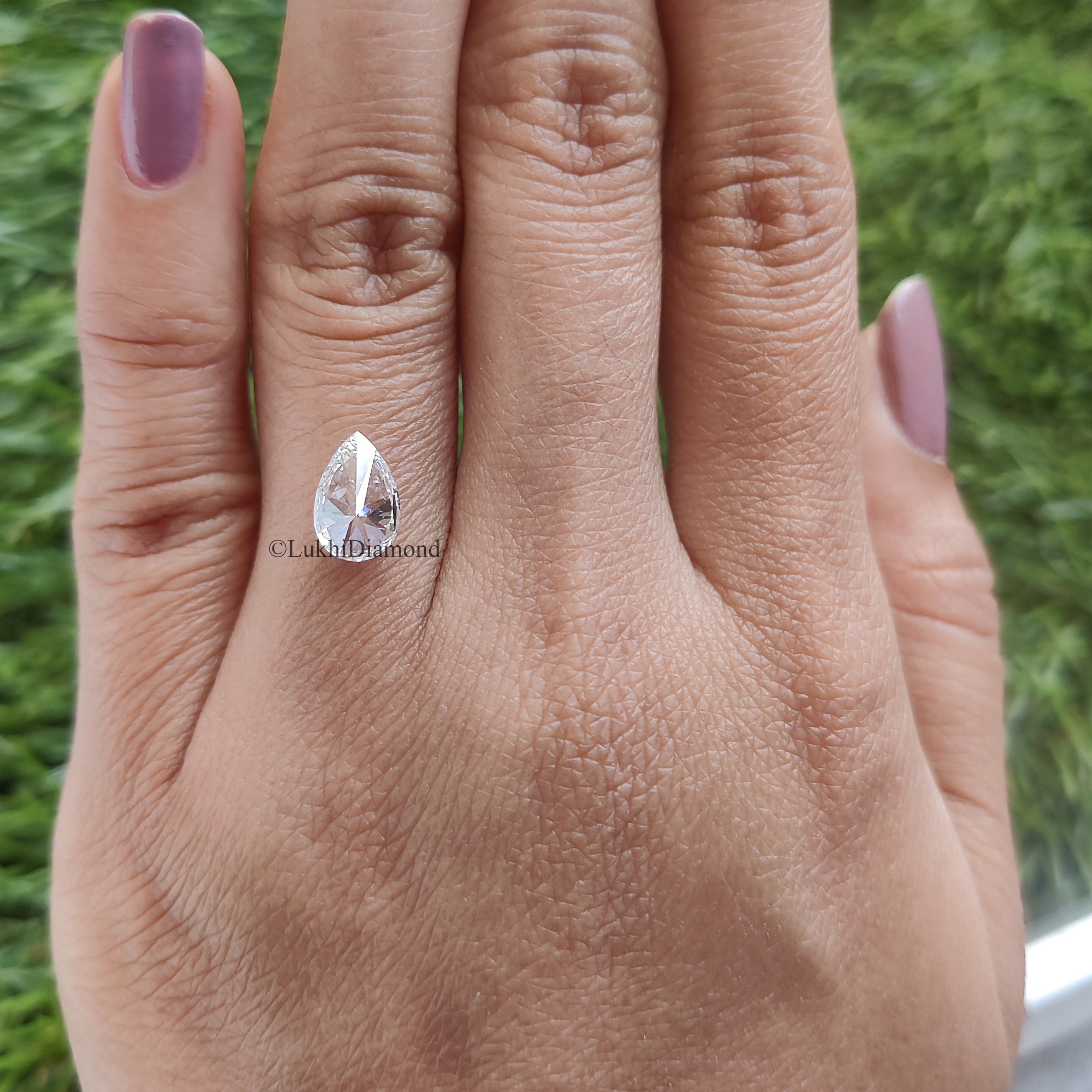IGI Certified 1 Ct, 1.5 Ct, 2 Ct, 2.5 Ct, 3 Ct Pear Brilliant Cut Lab Grown Diamond Lab Created Loose Diamond for Engagement Ring Q152