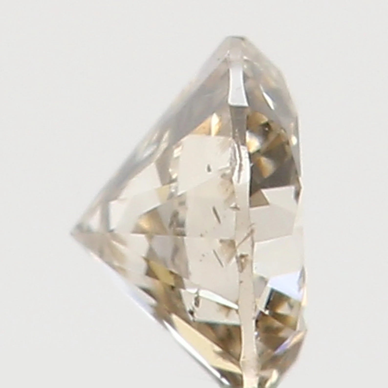 0.08 Ct Natural Loose Round Shape Diamond Brown Color Round Cut Diamond 2.80 MM Natural Loose Diamond Round Brilliant Cut Diamond N7823