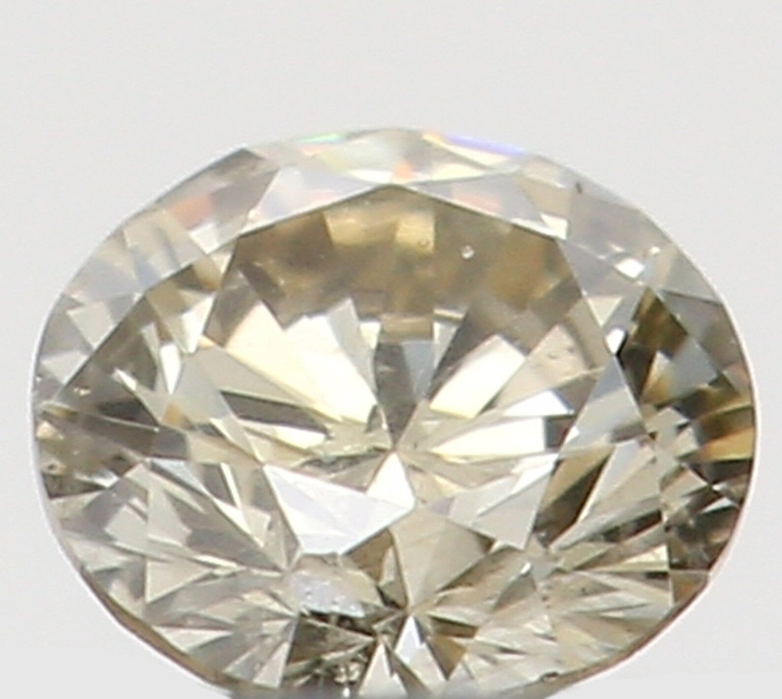 0.075 Ct Natural Loose Diamond Round Brown Color SI2 Clarity 2.70 MM N7507