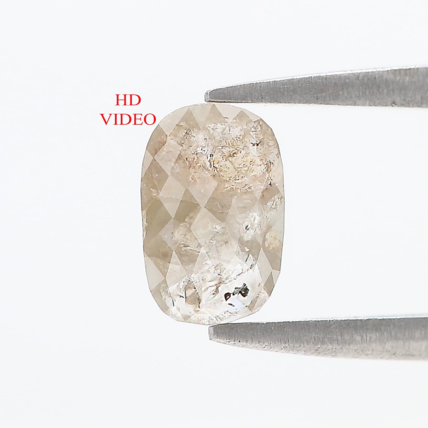 0.78 CT Natural Loose Oval Shape Diamond Grey Color Oval Cut Diamond 7.80 MM Natural Loose Grey Color Diamond Oval Rose Cut Diamond LQ7155