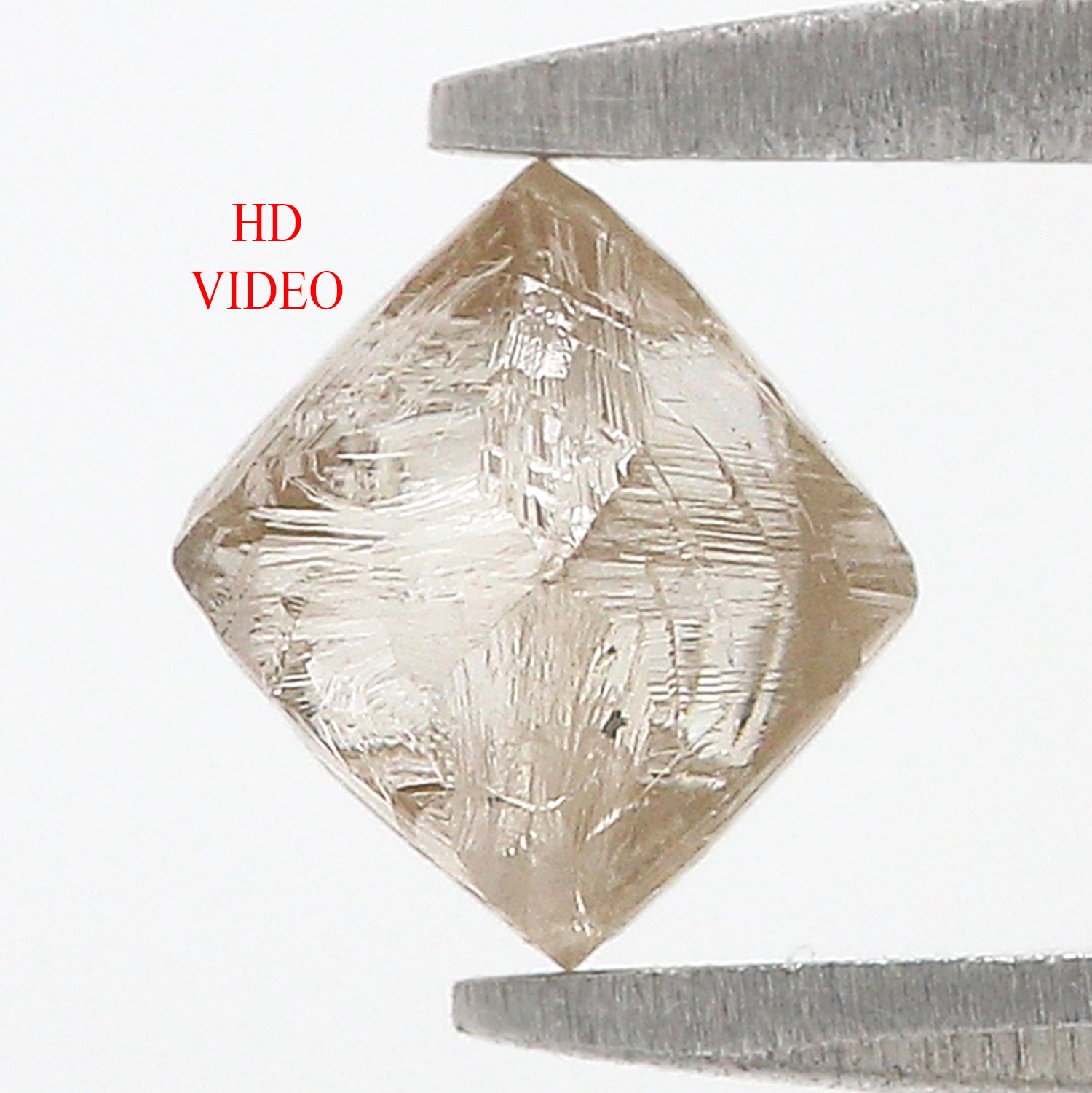 0.90 CT Natural Loose Rough Shape Diamond White-L Color Irregular Cut Diamond 6.05 MM Natural Loose White-L Color Rough UnCut Diamond L3540