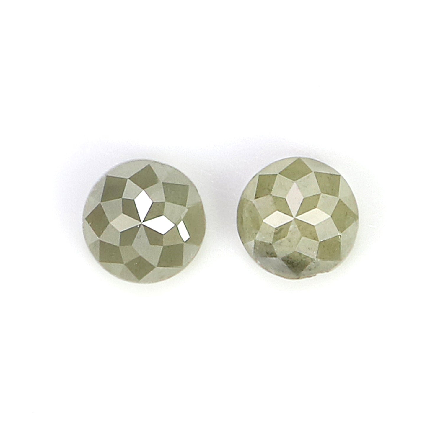 0.88 CT Natural Loose Round Rose Cut Diamond Grey Color Round Shape Diamond 4.30 MM Natural Loose Grey Color Round Rose Cut Diamond L6383