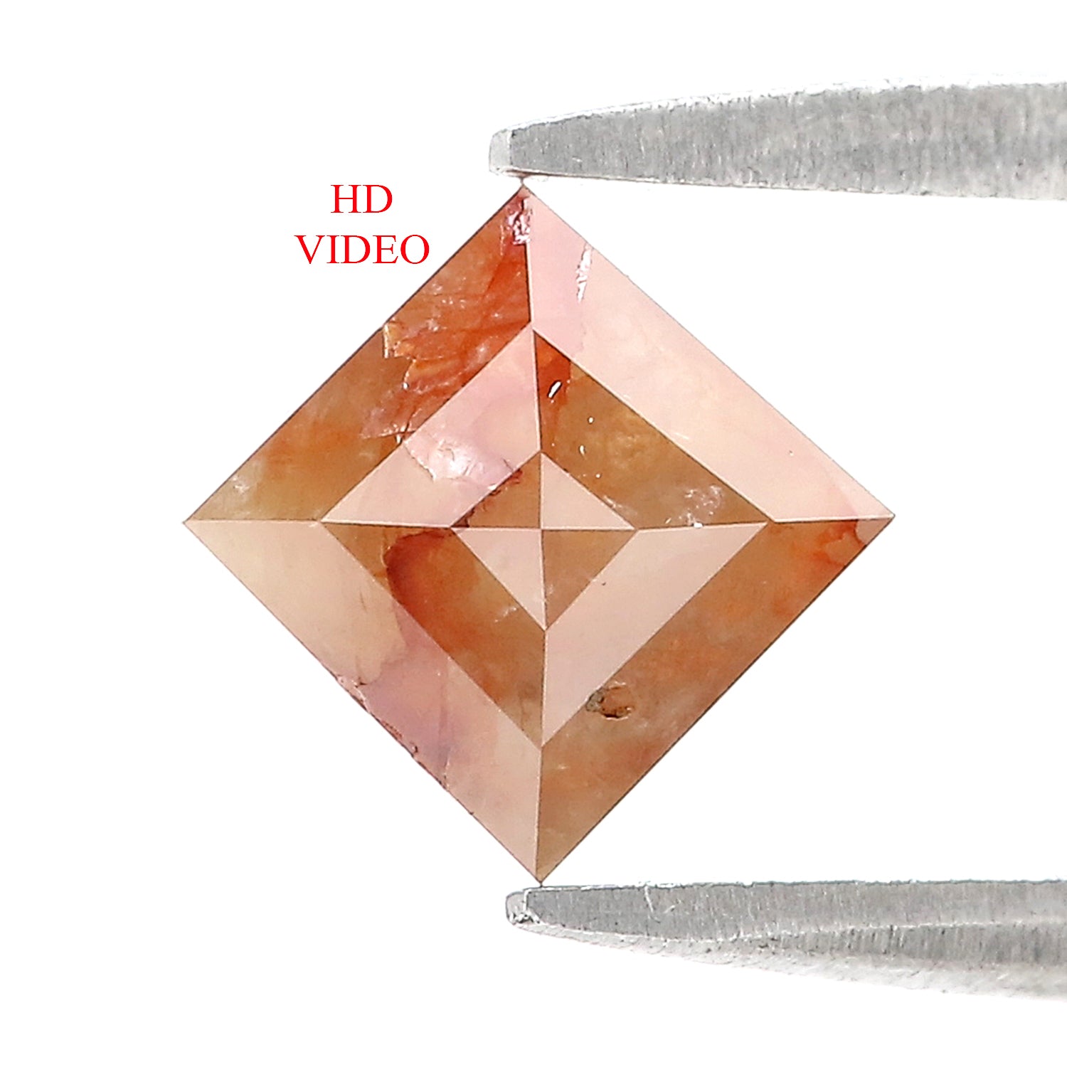 1.04 Ct Natural Loose Kite Shape Diamond Brown Color Kite Cut Diamond 8.05 MM Natural Brown Color Diamond Kite Rose Cut Diamond LQ3353