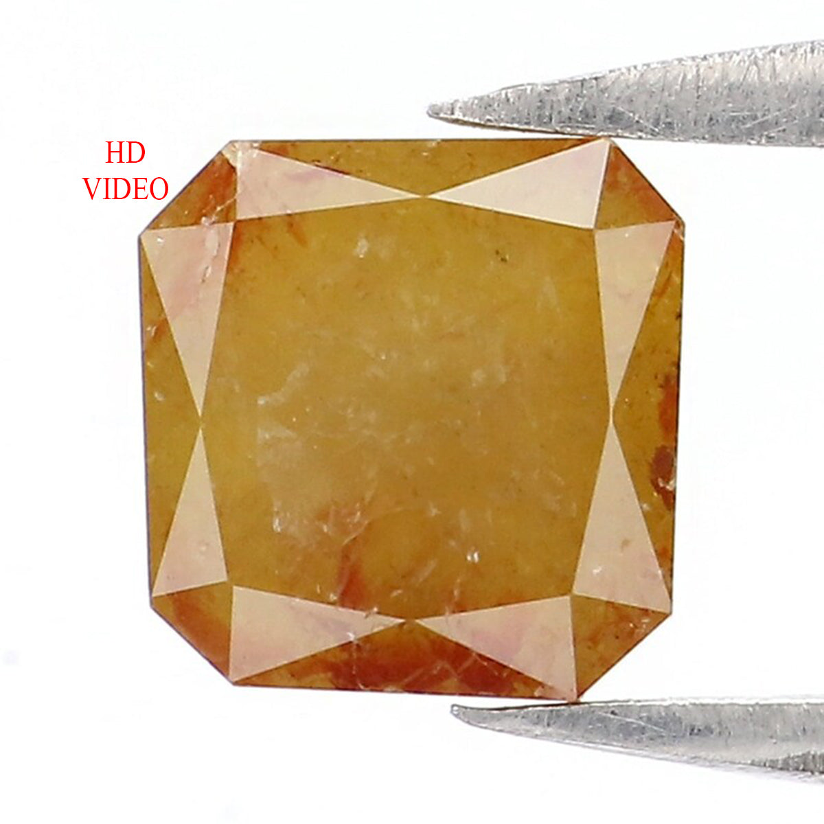 1.19 CT Natural Loose Radiant Shape Diamond Yellow Color Radiant Diamond 5.80 MM Natural Yellow Color Radiant Brilliant Cut Diamond KQ621