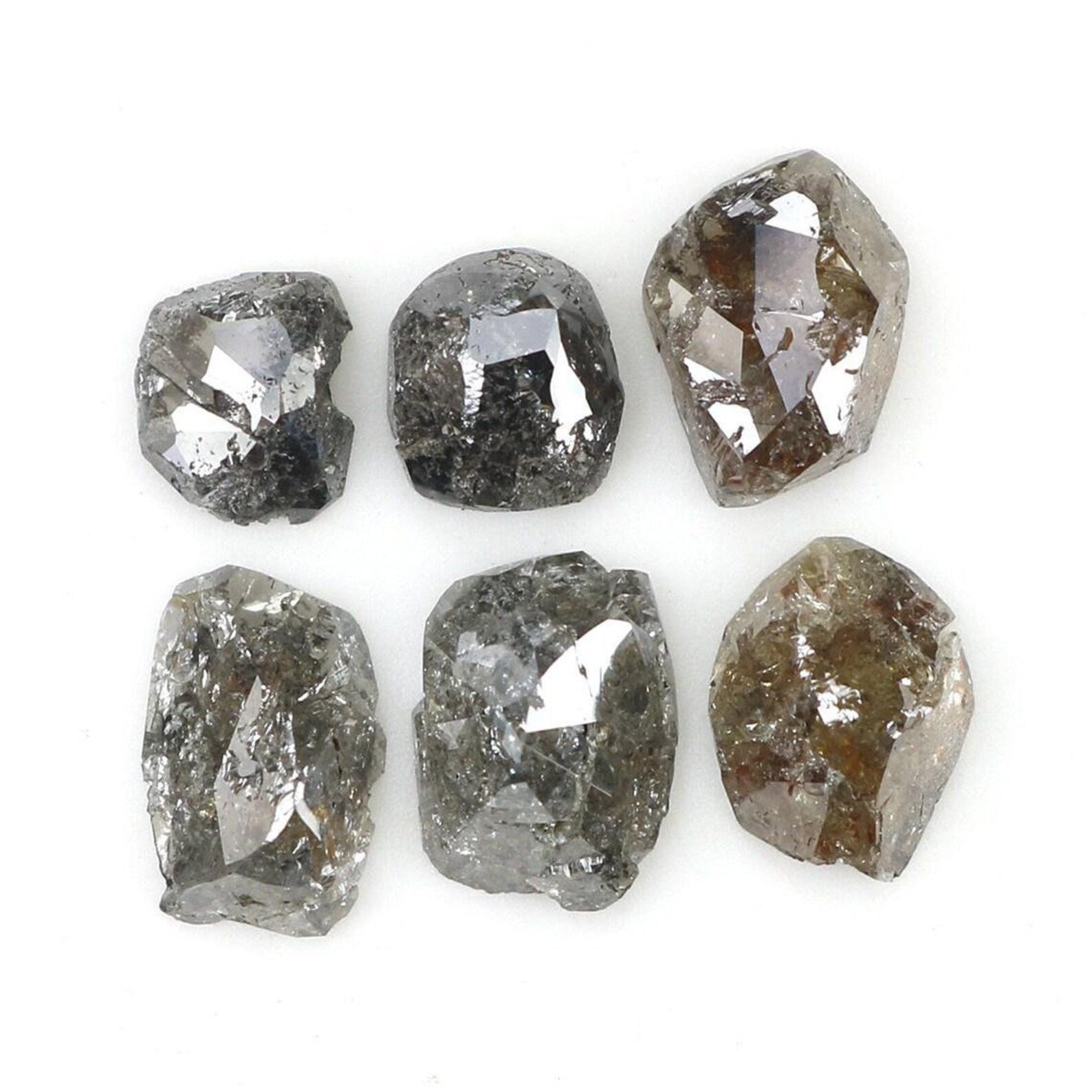 2.30 CT Natural Loose Rough Shape Diamond Black Color Irregular Cut Diamond 4.35 MM Natural Diamond Brown Color Rough Uncut Diamond NQ1846