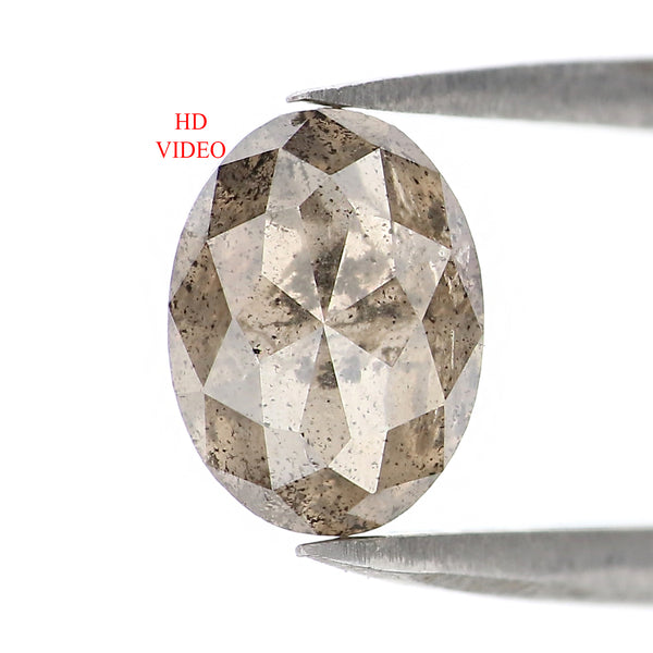 1.87 Ct Natural Loose Oval Shape Diamond Light Brown Color Oval Cut Diamond 8.10 MM Natural Loose Diamond Oval Brilliant Cut Diamond LQ2960