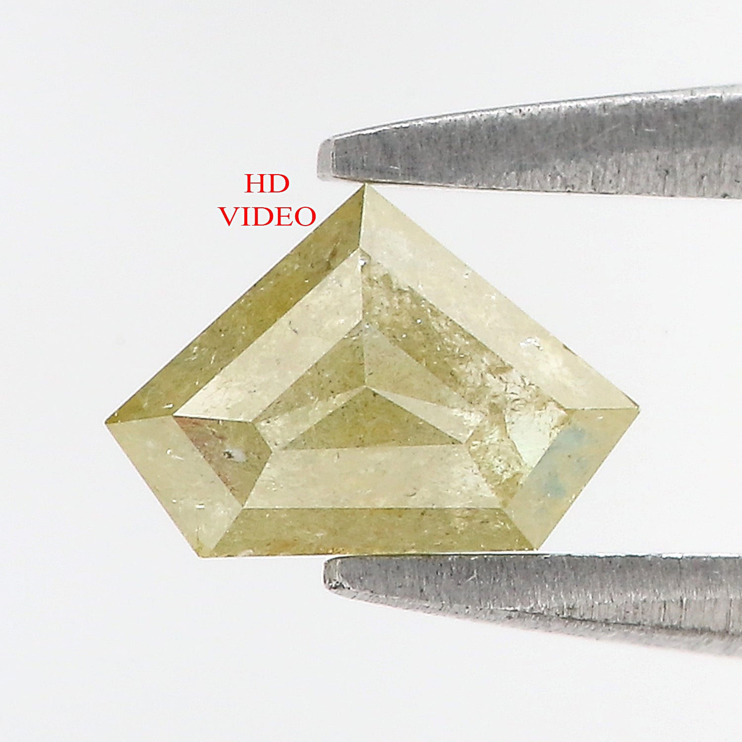 0.57 CT Natural Loose Shield Shape Diamond Yellow Color Shield Cut Diamond 4.50 MM Natural Loose Yellow Color Shield Rose Cut Diamond LQ1963