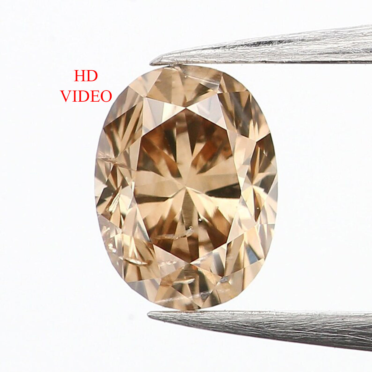 0.33 Ct Natural Loose Diamond, Oval Diamond, Brown Diamond, Antique Diamond, Rustic Diamond, Polished Diamond, Real Diamond, L598