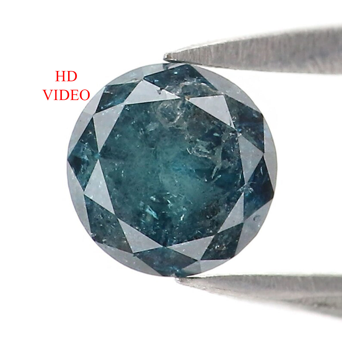 0.61 Ct Natural Loose Round Shape Diamond Blue Color Round Cut Diamond 5.20 MM Natural Loose Diamond Round Brilliant Cut Diamond LQ8652