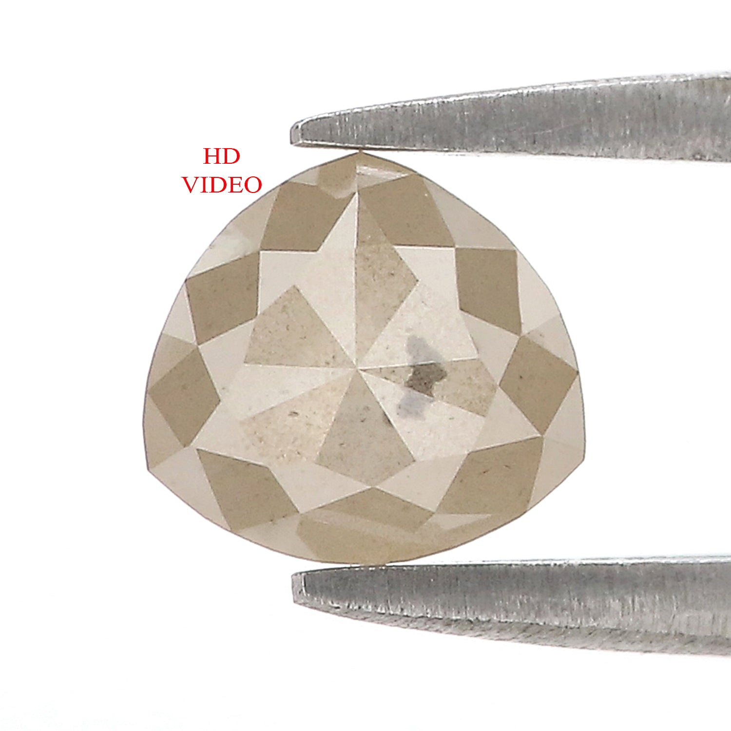 1.97 CT Natural Loose Triangle Shape Diamond Grey Color Triangle Cut Diamond 7.10 MM Natural Loose Diamond Triangle Rose Cut Diamond LQ7522
