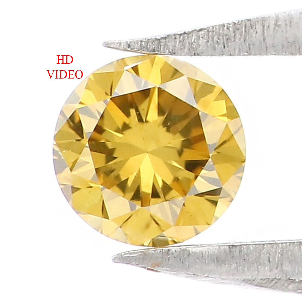 0.25 CT Natural Loose Round Shape Diamond Yellow Color Round Cut Diamond 3.90 MM Natural Yellow Color Diamond Brilliant Cut Diamond KQ668