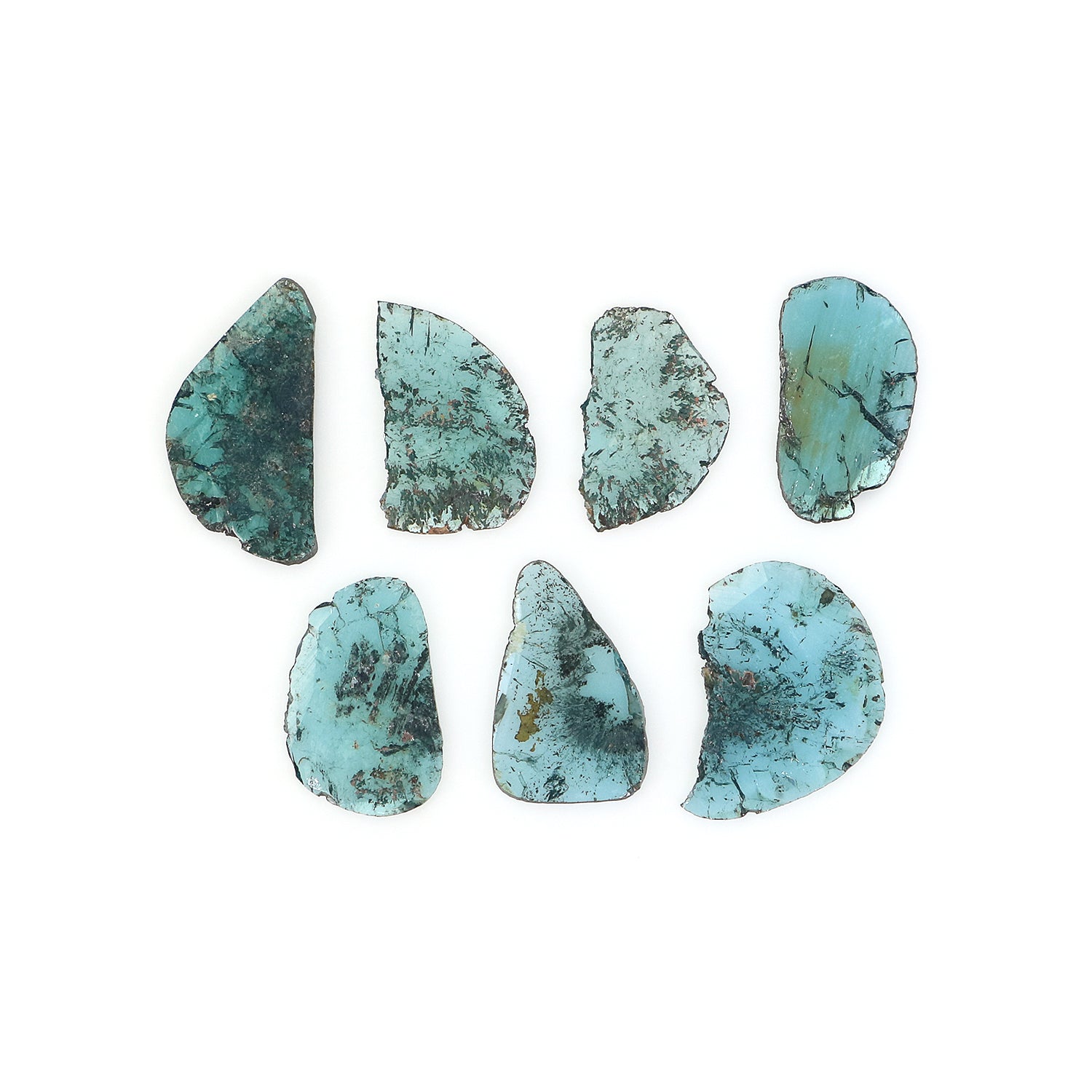 1.86 CT Natural Loose Slice Shape Diamond Blue Color Slice Cut Diamond 8.00 MM Natural Loose Blue Color Slice Irregular Cut Diamond LQ718