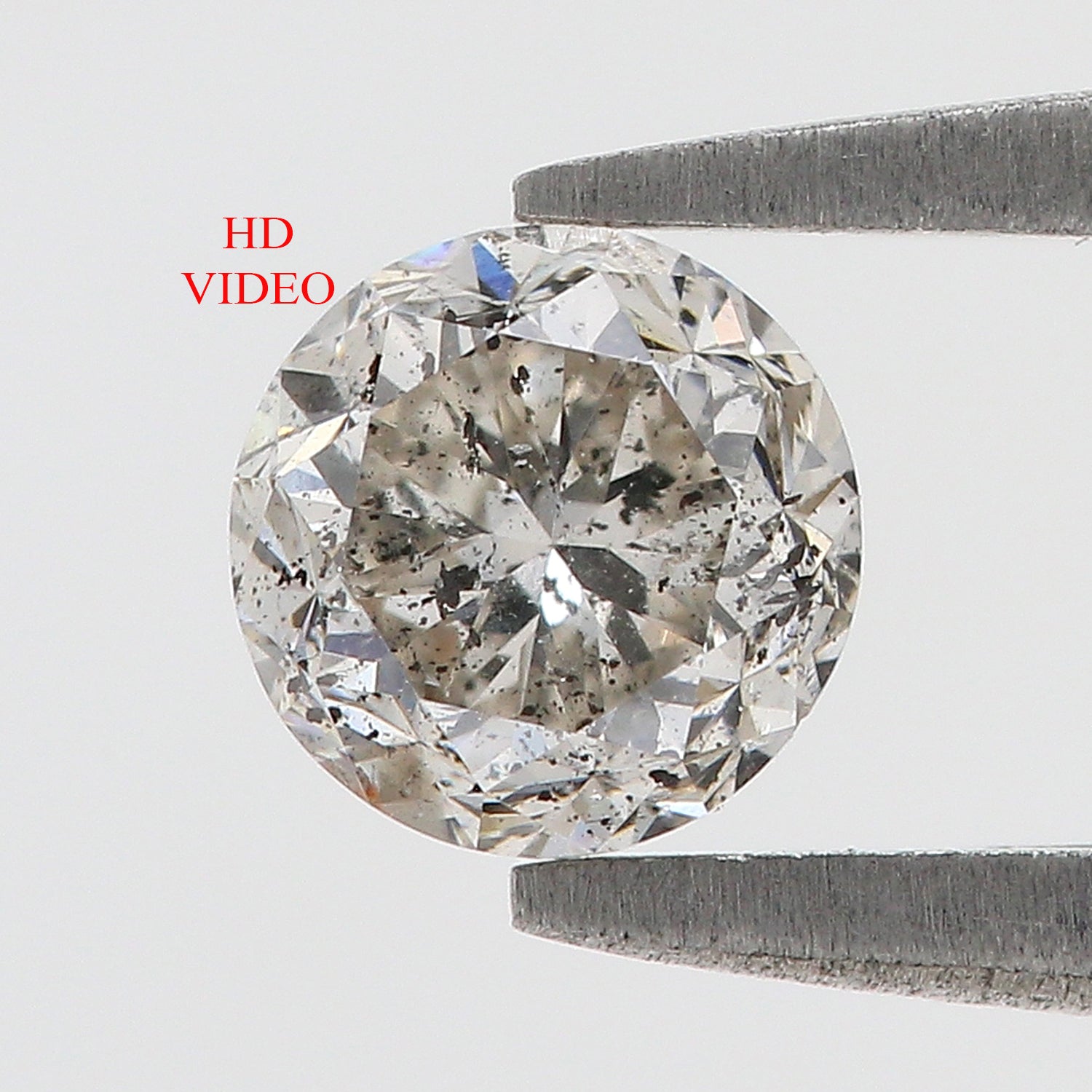 0.67 Ct Natural Loose Round Shape Diamond White - F Color Round Cut Diamond 5.15 MM Natural Loose Diamond Round Brilliant Cut Diamond QL2654