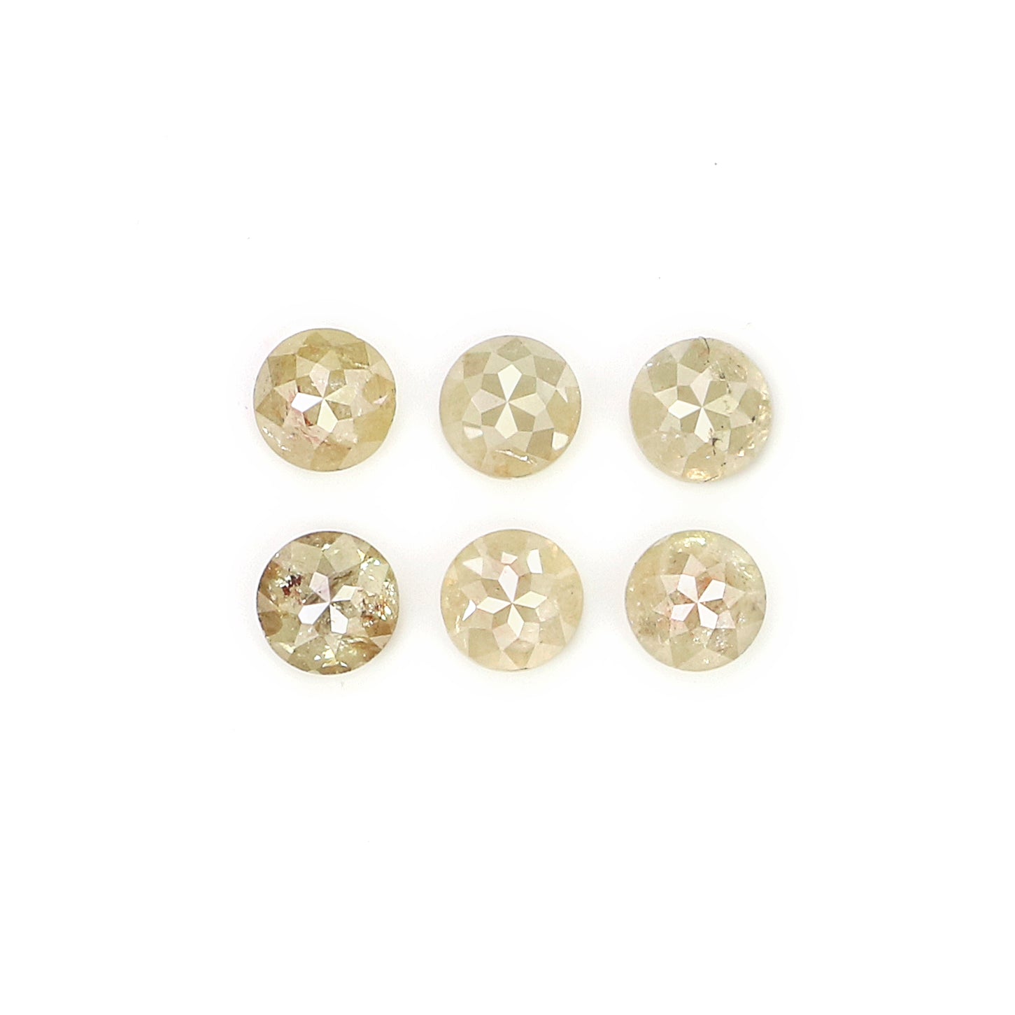 1.07 CT Natural Loose Round Shape Diamond Brown Color Round Cut Diamond 3.10 MM Natural Diamond Grey Color Round Rose Cut Diamond N7667