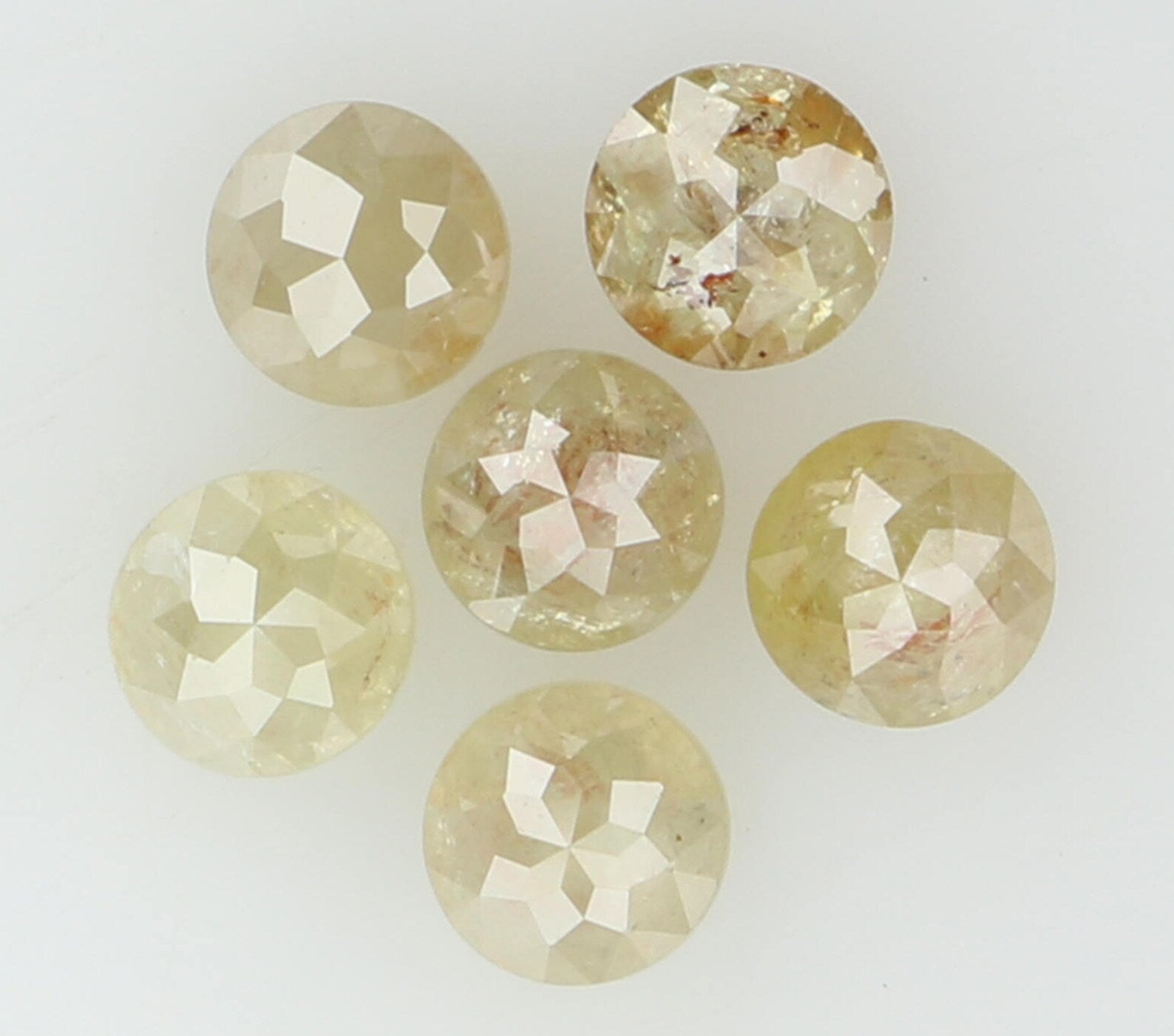 1.07 CT Natural Loose Round Shape Diamond Brown Color Round Cut Diamond 3.10 MM Natural Diamond Grey Color Round Rose Cut Diamond N7667
