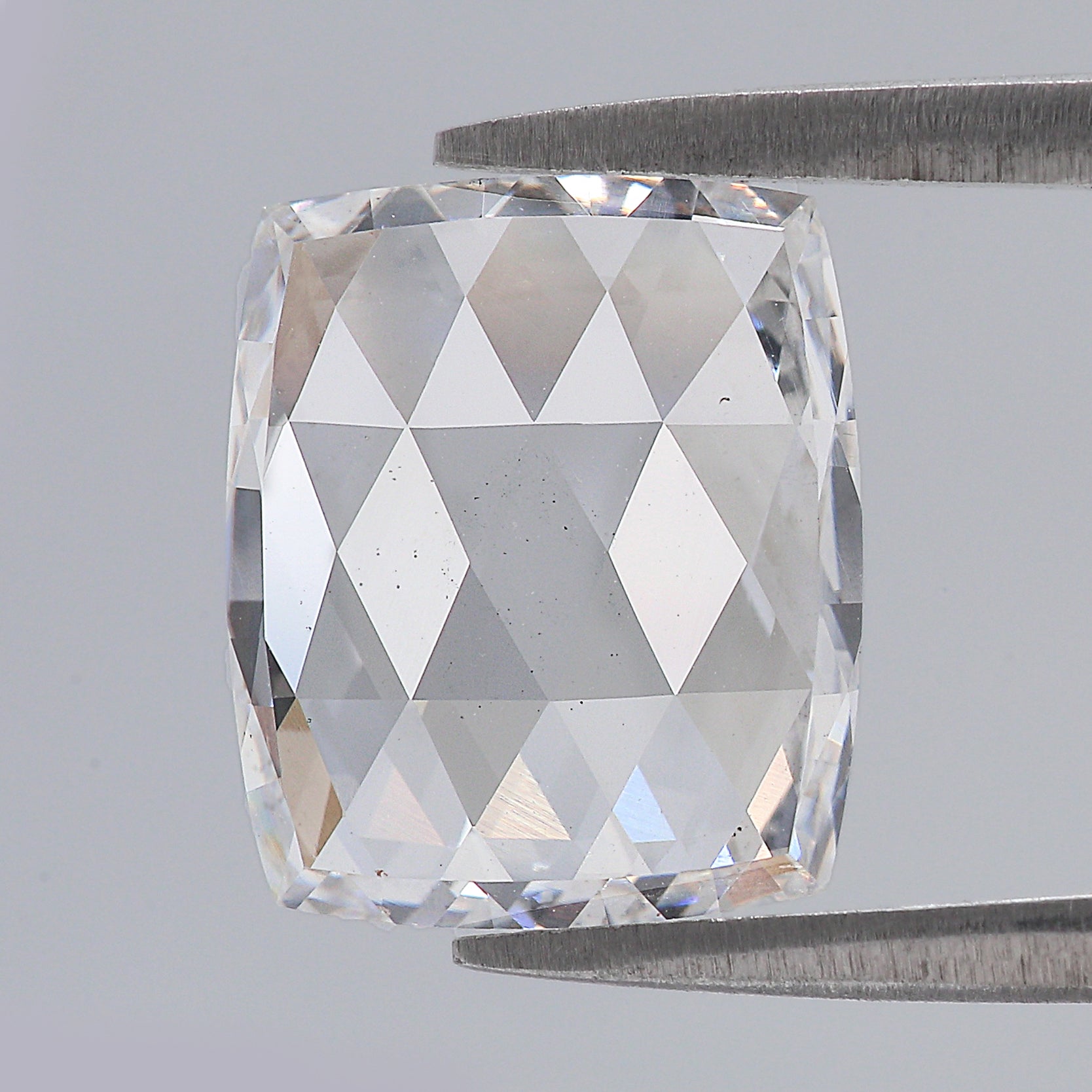 3.14 CT Lab Grown Square Cut Diamond White - F Color VS1 Clarity Diamond Lab Grown Diamond CVD Diamond Lab Created Rose Cut Diamond L3375