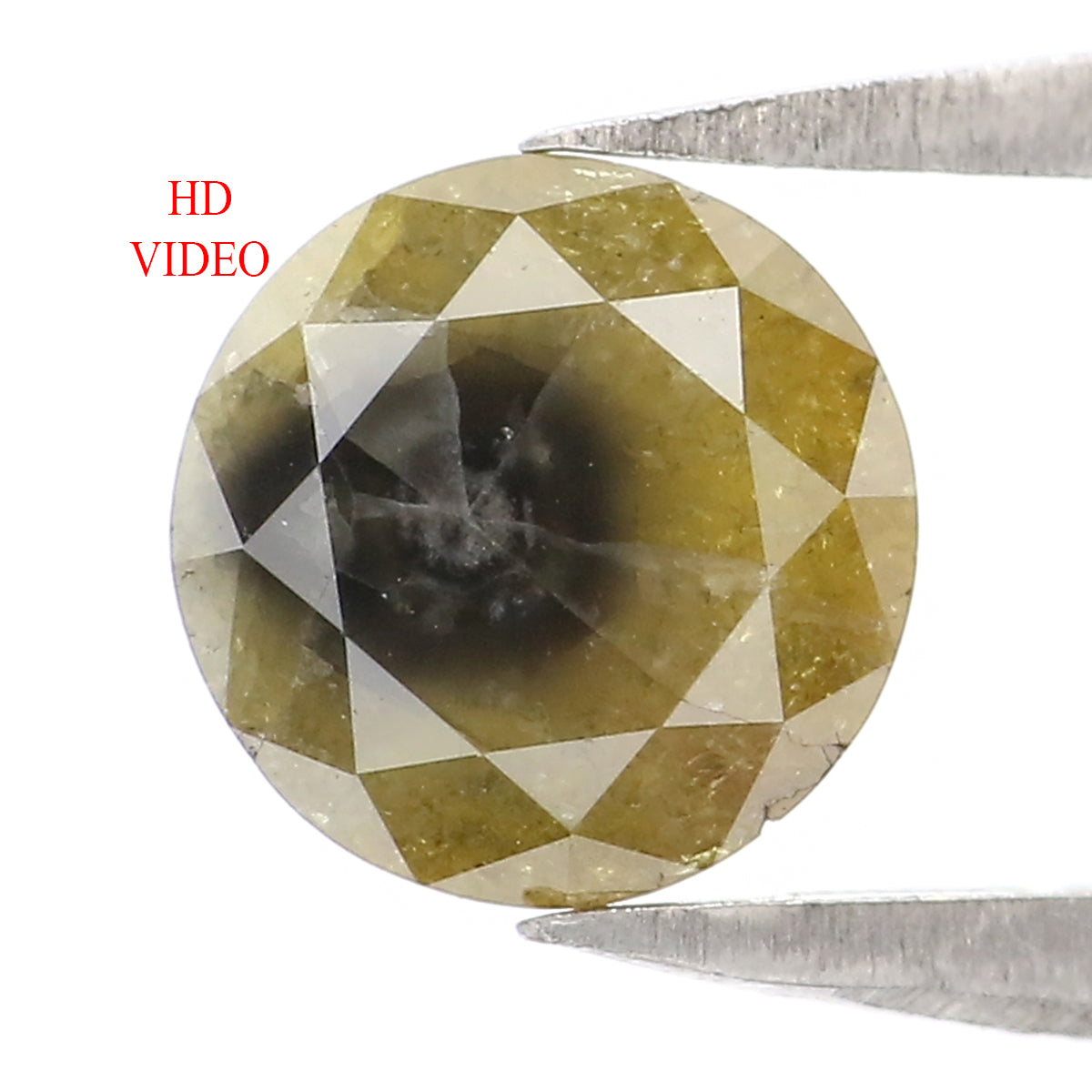 0.94 CT Natural Loose Round Shape Diamond Yellow Color Round Cut Diamond 6.20 MM Natural Yellow Color Round Brilliant Cut Diamond KQ2509