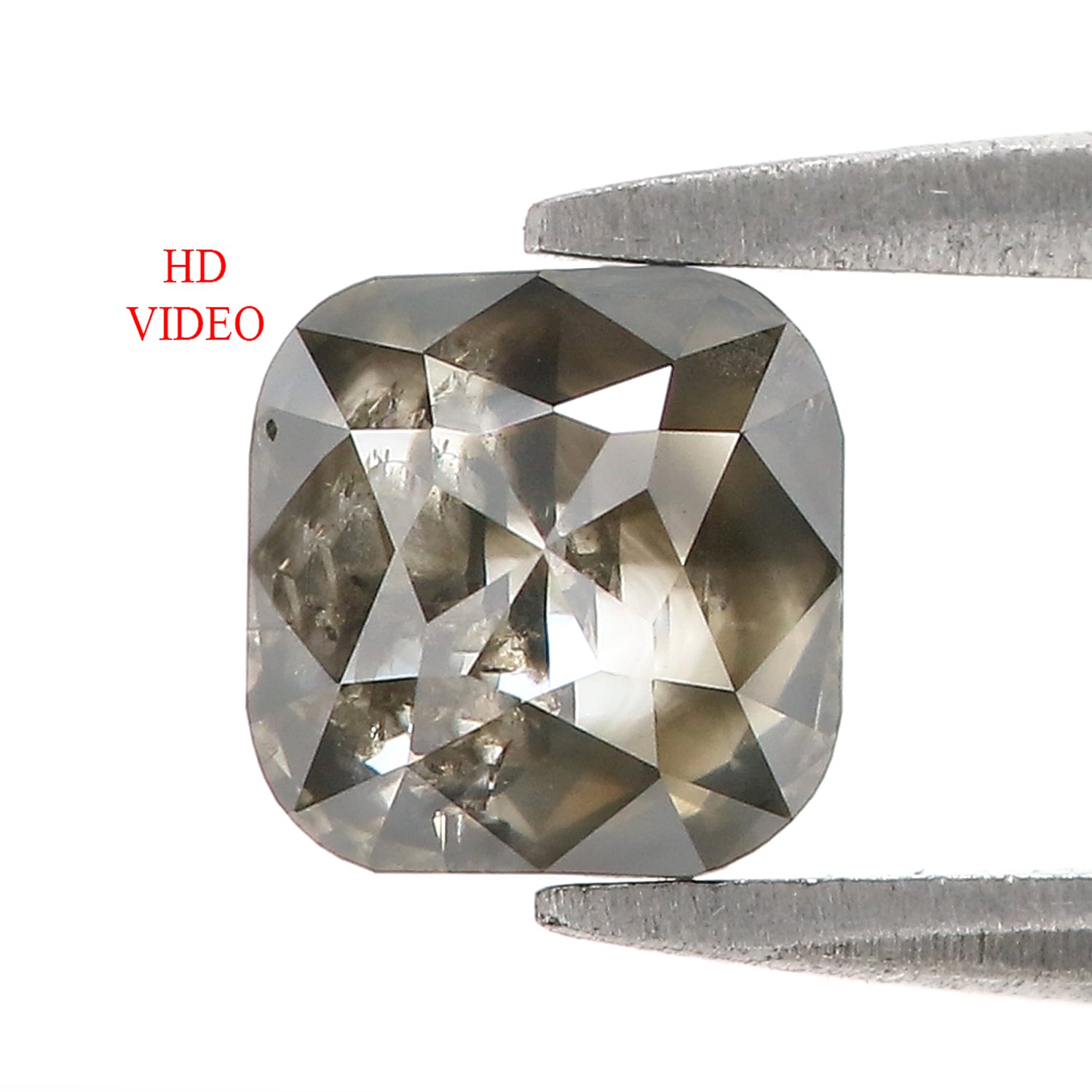 1.10 CT Natural Loose Cushion Diamond Black Color Diamond Natural Loose Diamond 6.00 MM Cushion Cut Diamond Cushion Shape Diamond QL392