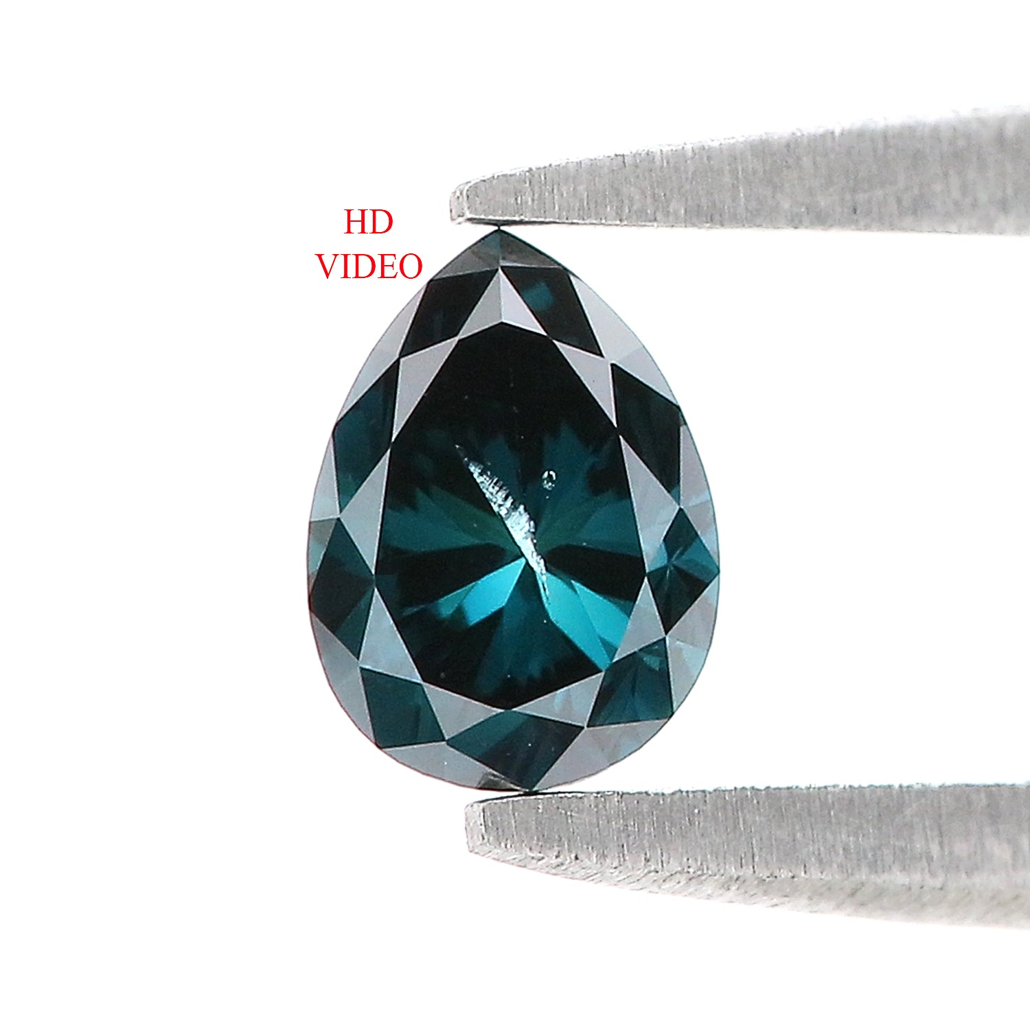 0.40 CT Natural Loose Pear Shape Diamond Blue Color Pear Cut Diamond 5.50 MM Natural Blue Color Diamond Pear Brilliant Cut Diamond LQ924