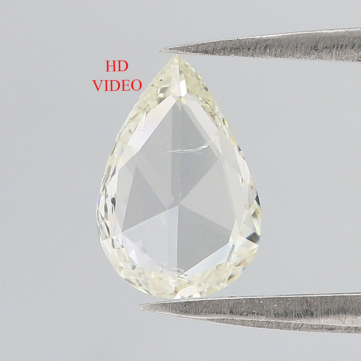 0.85 CT Natural Loose Pear Shape Diamond White - J Color Pear Shape Diamond 9.25 MM Natural Loose White Diamond Pear Rose Cut Diamond QL5487