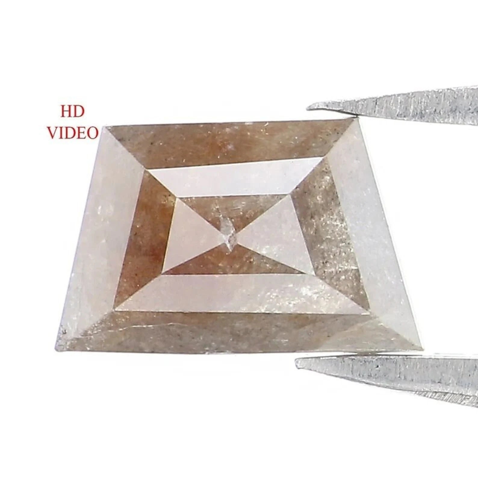 0.92 CT Natural Loose Shield Shape Diamond Brown Color Shield Cut Diamond 5.00 MM Natural Loose Diamond Brown Shield Rose Cut Diamond NQ8118
