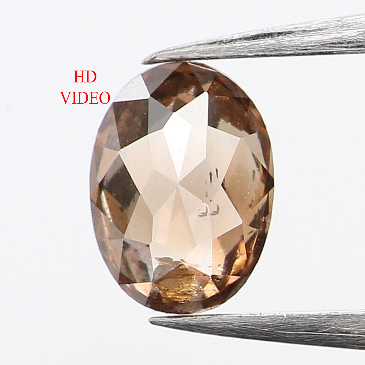 0.25 CT Natural Loose Oval Shape Diamond Brown Color Oval Cut Diamond 4.55 MM Natural Loose Brown Color Diamond Oval Rose Cut Diamond LQ487