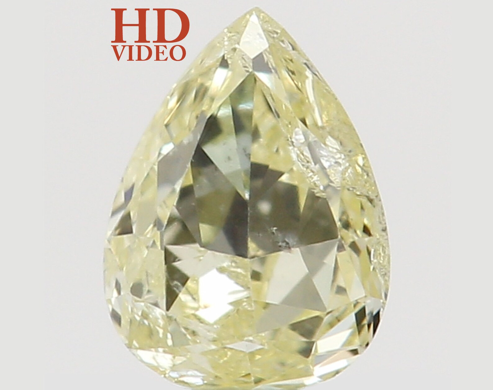 0.13 Ct Natural Loose Pear Shape Diamond Yellow Color Pear Cut Diamond 3.80 MM Natural Loose Diamond Pear Brilliant Cut Diamond N8102