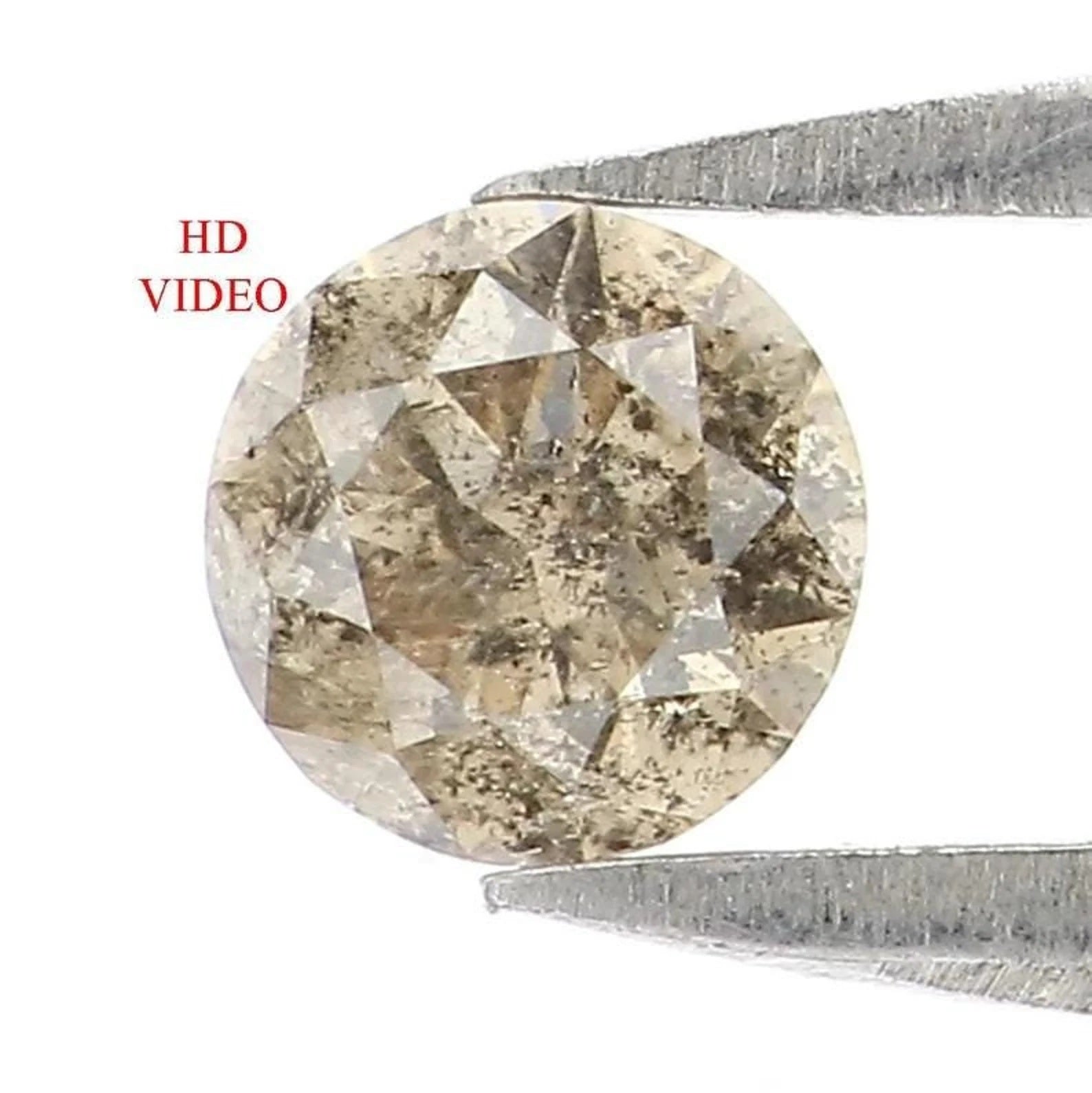 0.33 CT Natural Loose Round Shape Diamond Brown Color Round Diamond 4.25 MM Natural Diamond Brown Color Round Brilliant Cut Diamond NQ2319