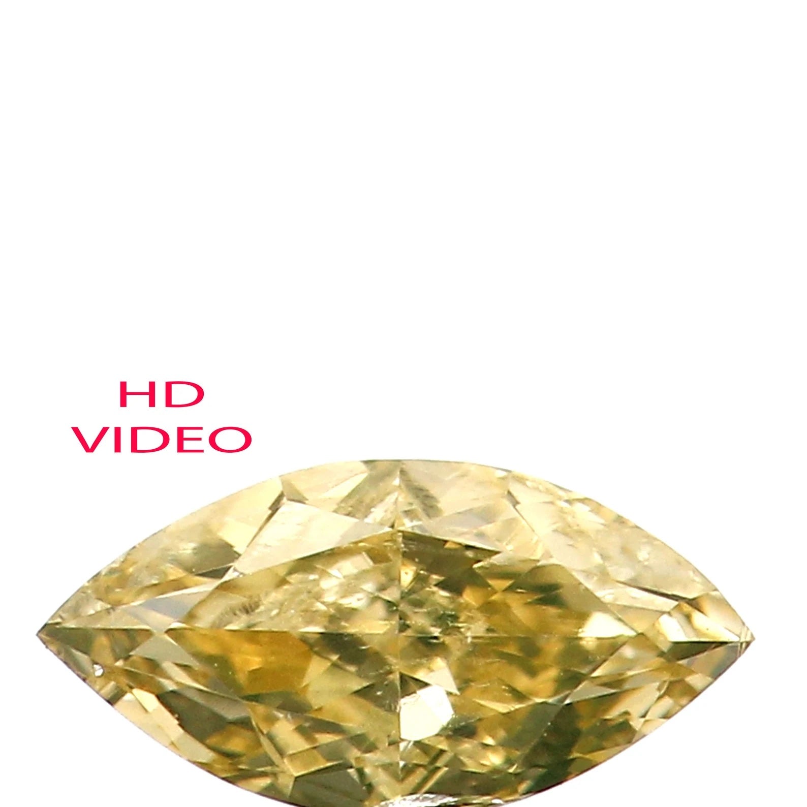 0.27 Ct Natural Loose Diamond Marquise Cut Yellow Color Diamond Natural Marquise Shape Diamond 6.40 MM Marquise Rose Cut Diamond N9825